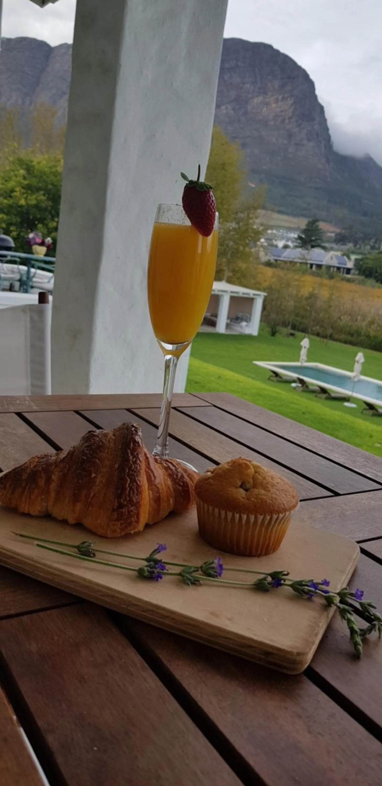 Patio in La Cotte Forest Cottages