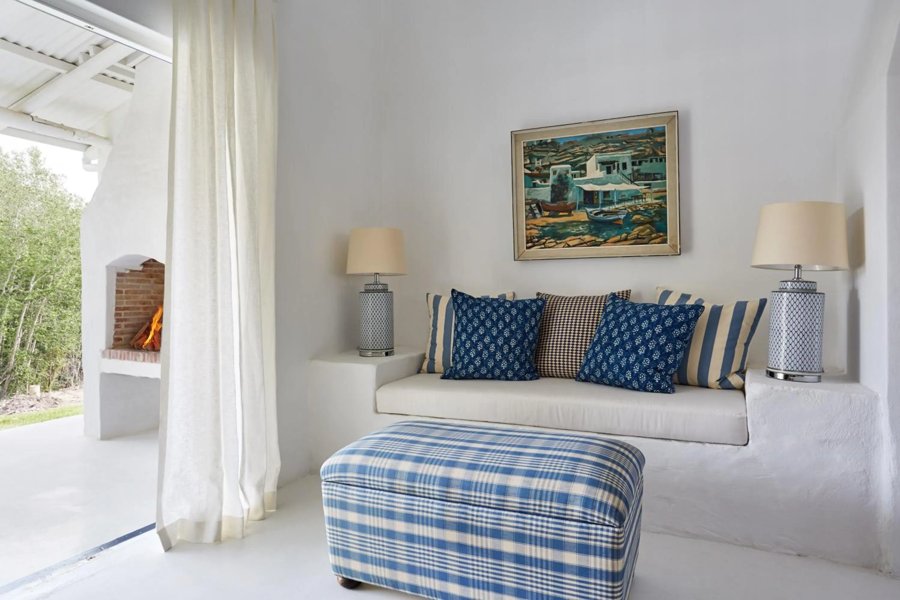 Seating area, Bed in La Cotte Forest Cottages