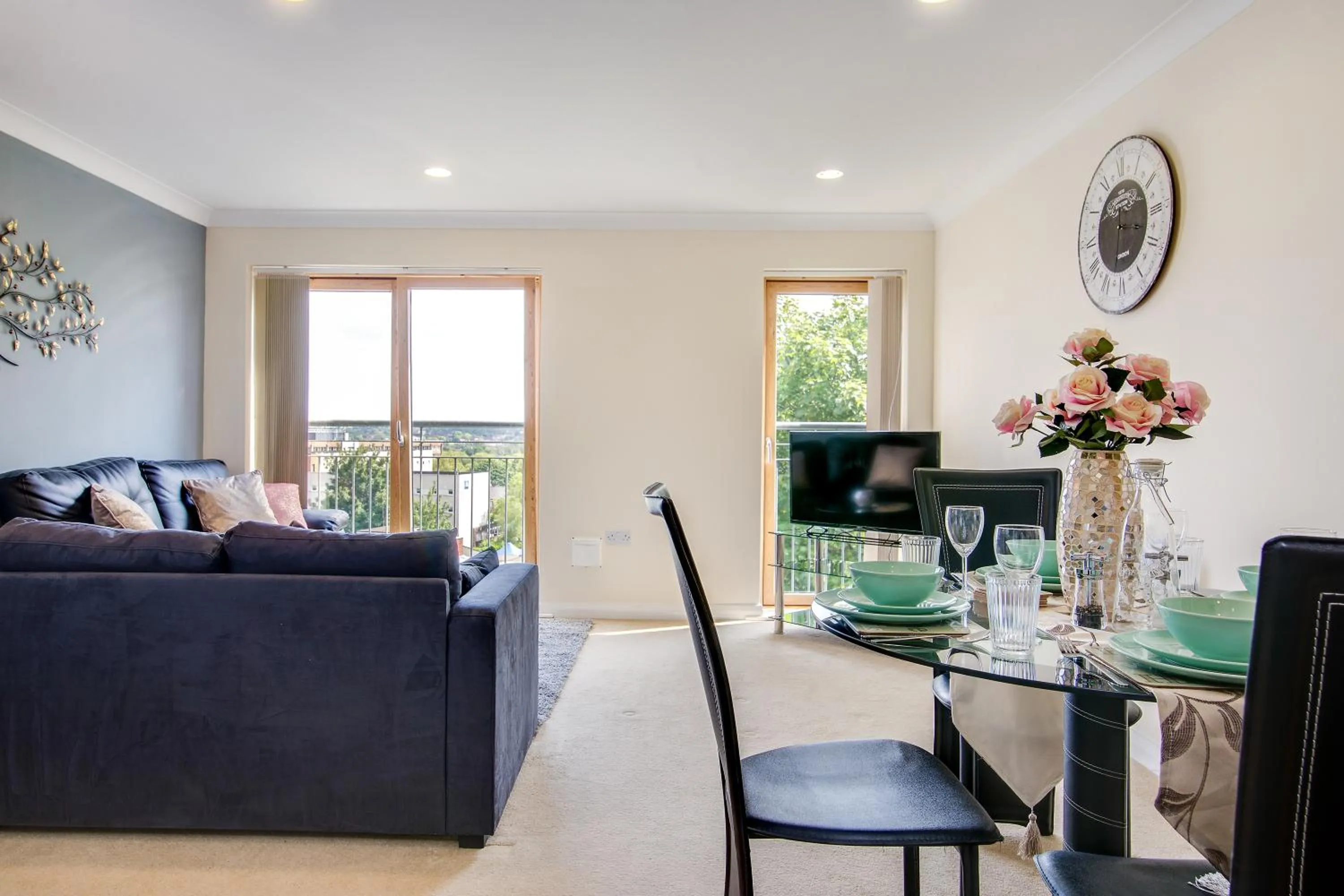 Living room in Mica Point City Centre Apartment