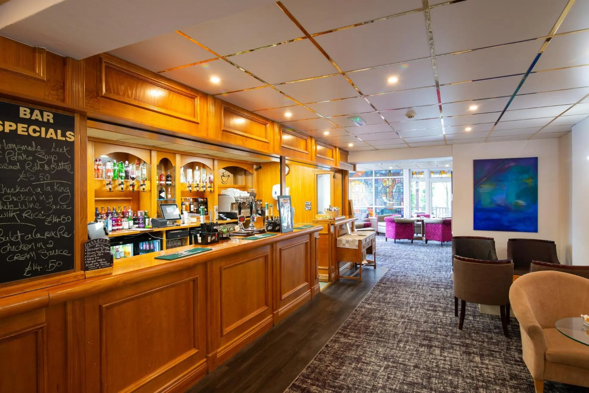 Lounge or bar in Ivy Bush Royal Hotel by Compass Hospitality