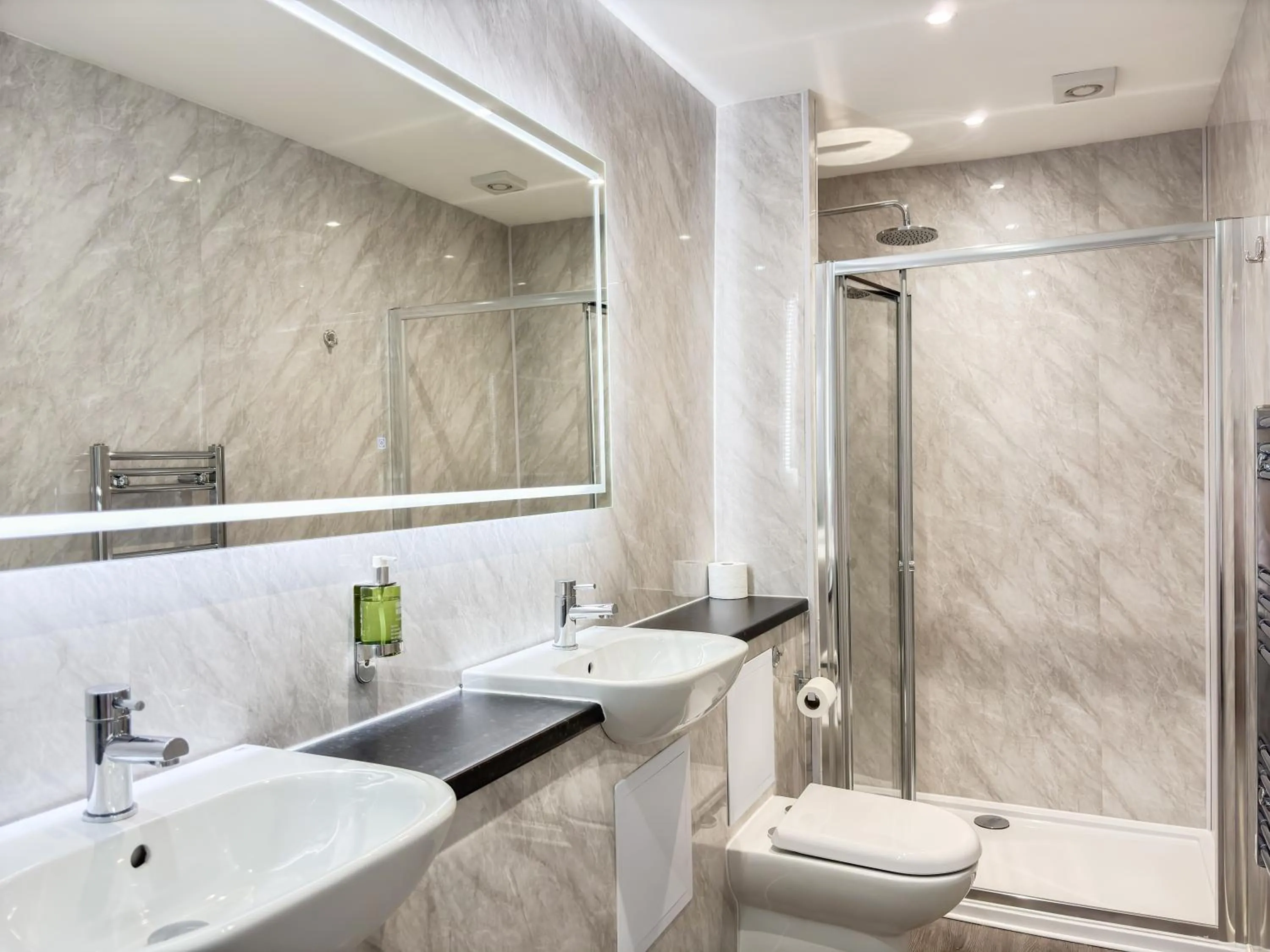 Shower in Ivy Bush Royal Hotel by Compass Hospitality