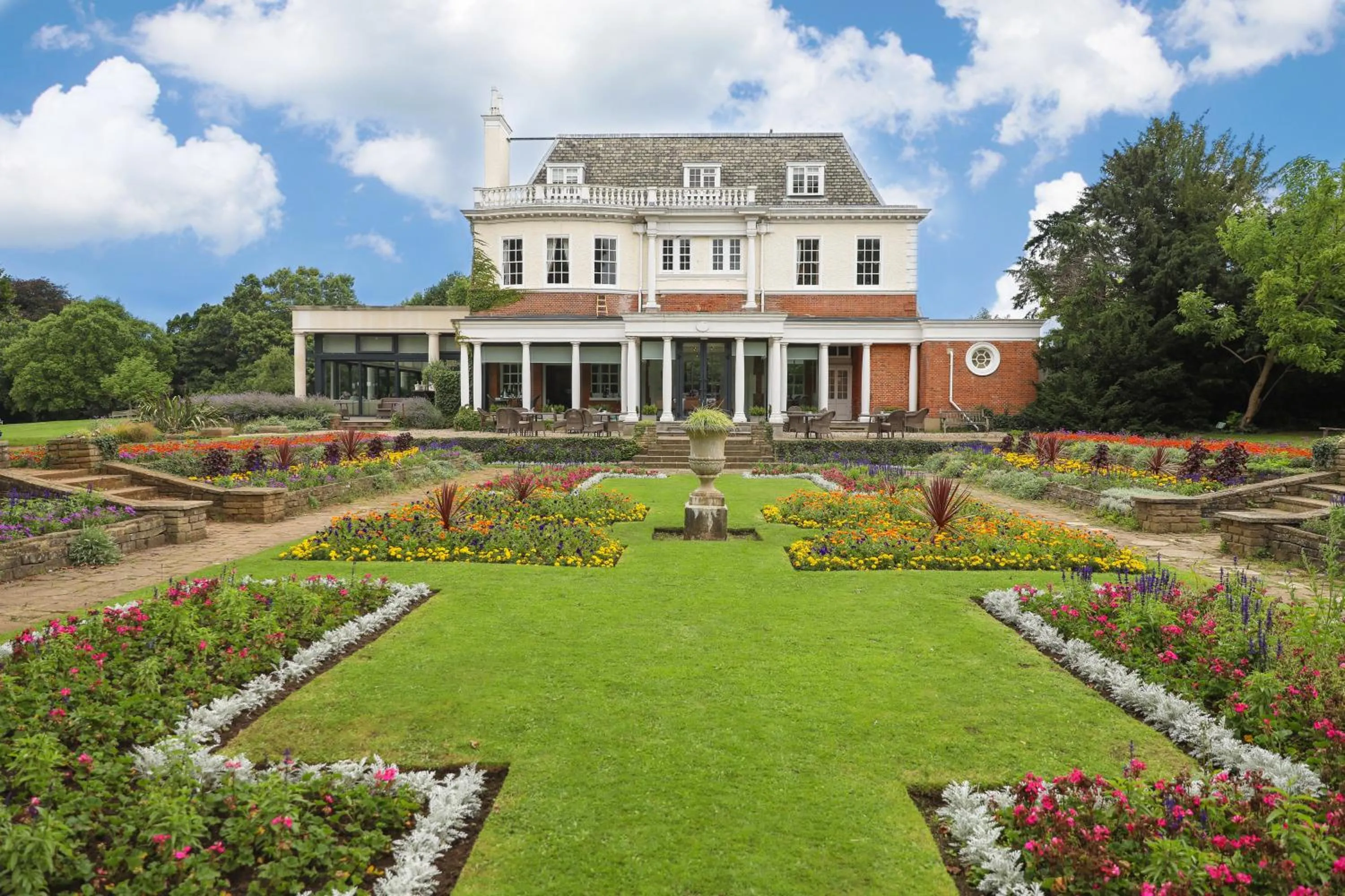 Garden view in Hotel du Vin Cannizaro House Wimbledon