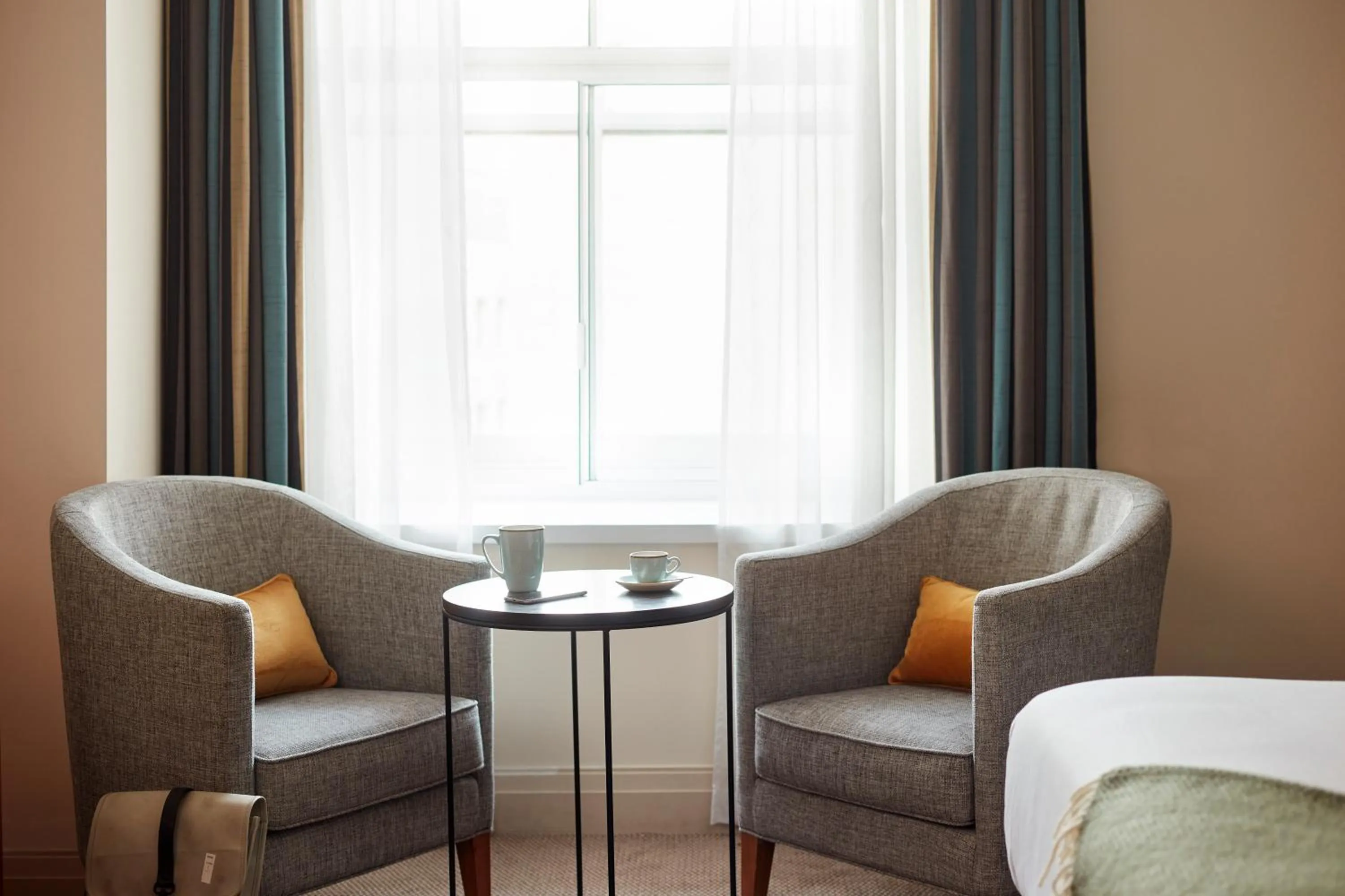 Seating area in The Clermont London, Charing Cross