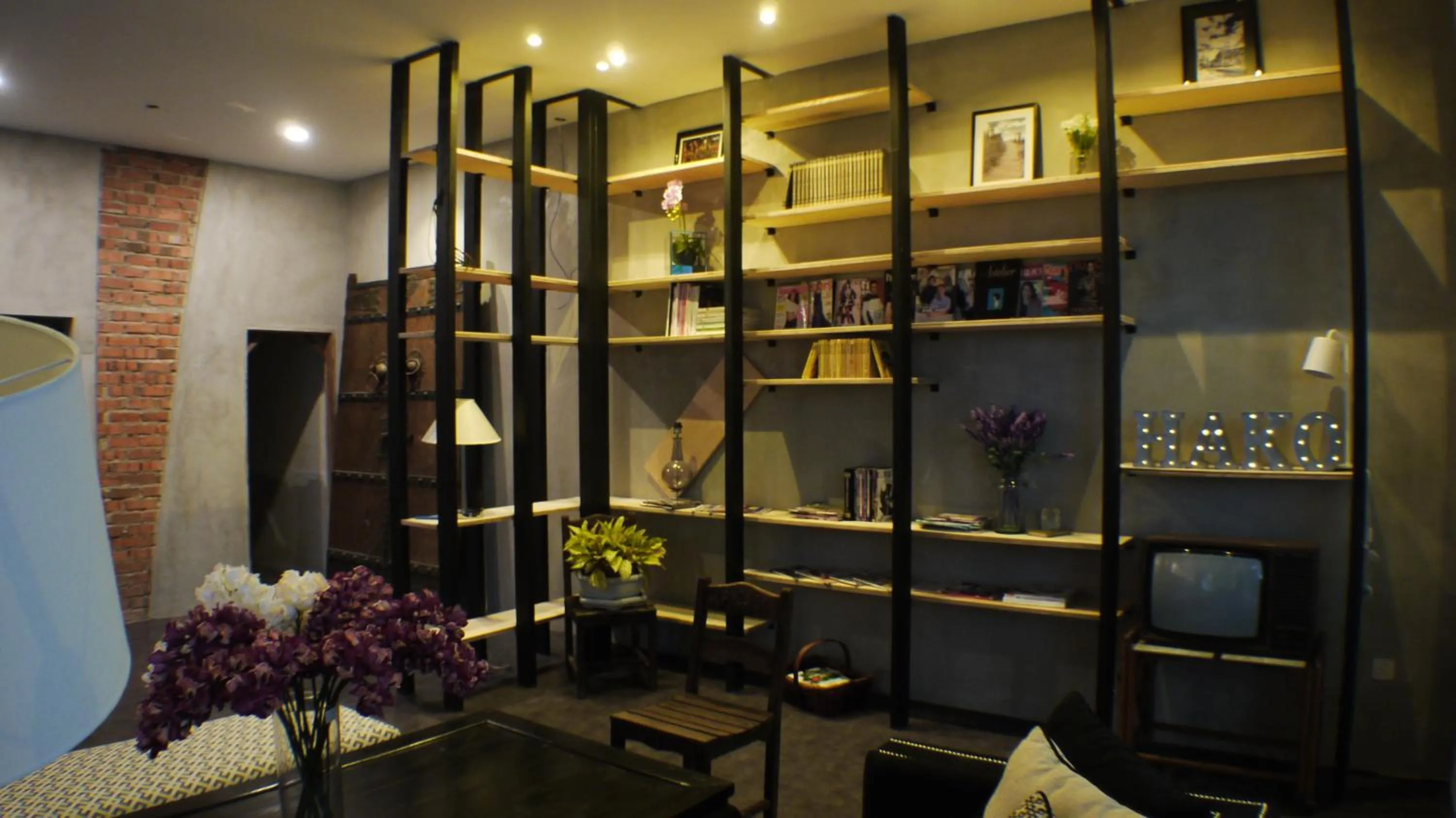 Communal lounge/ TV room in Hako Hotel