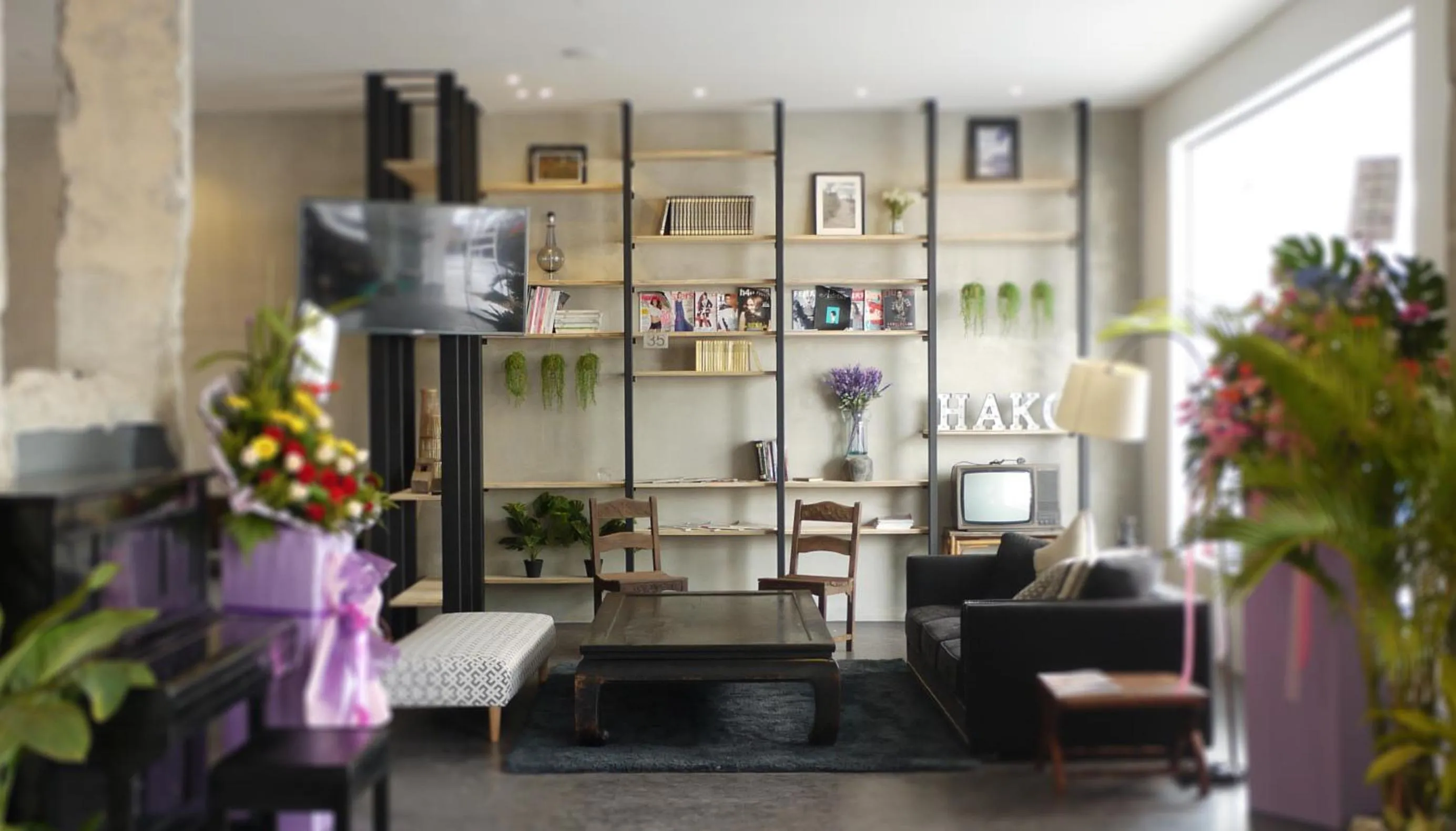 Communal lounge/ TV room in Hako Hotel