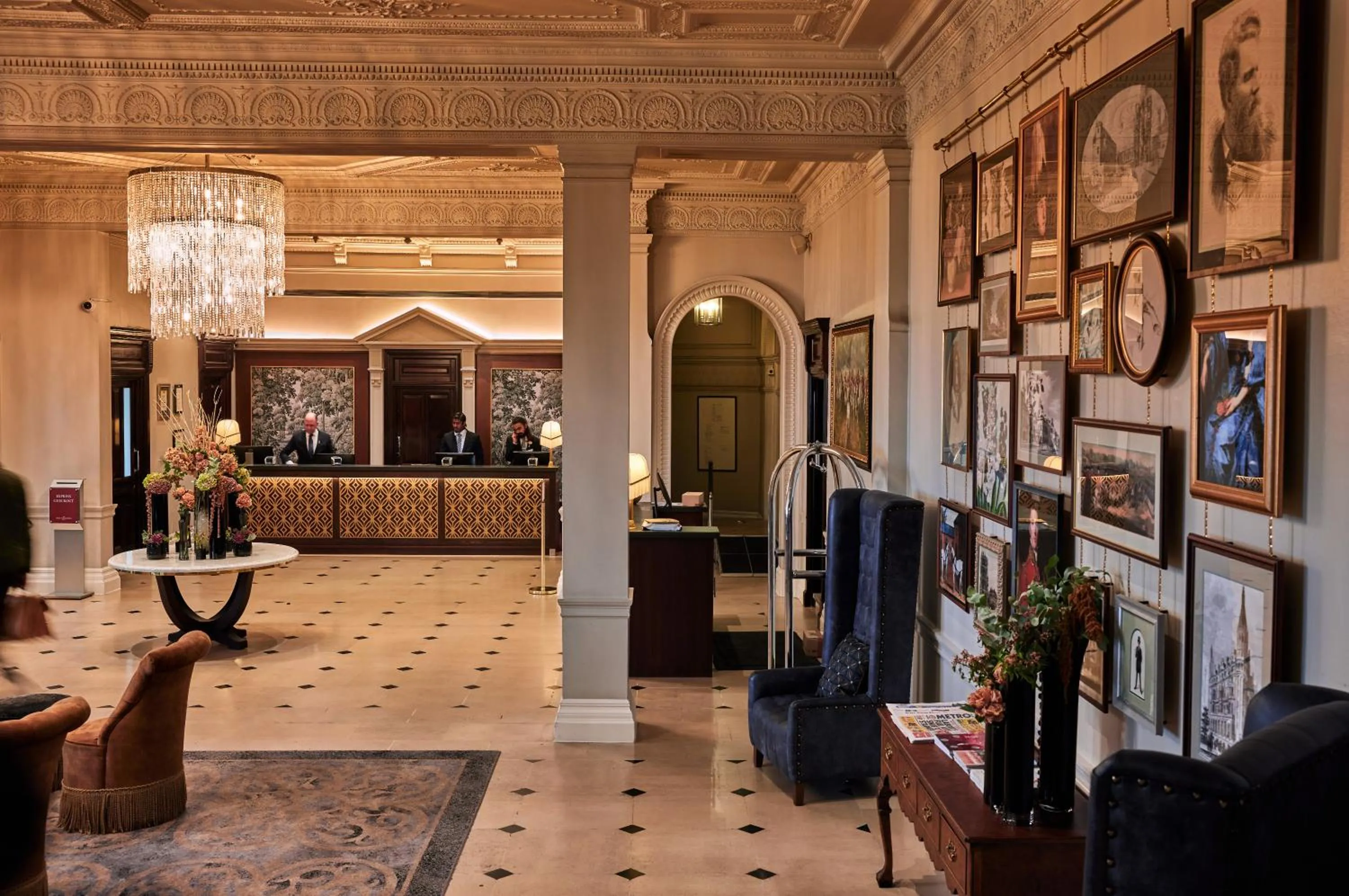 Lobby or reception in The Royal Horseguards Hotel, London
