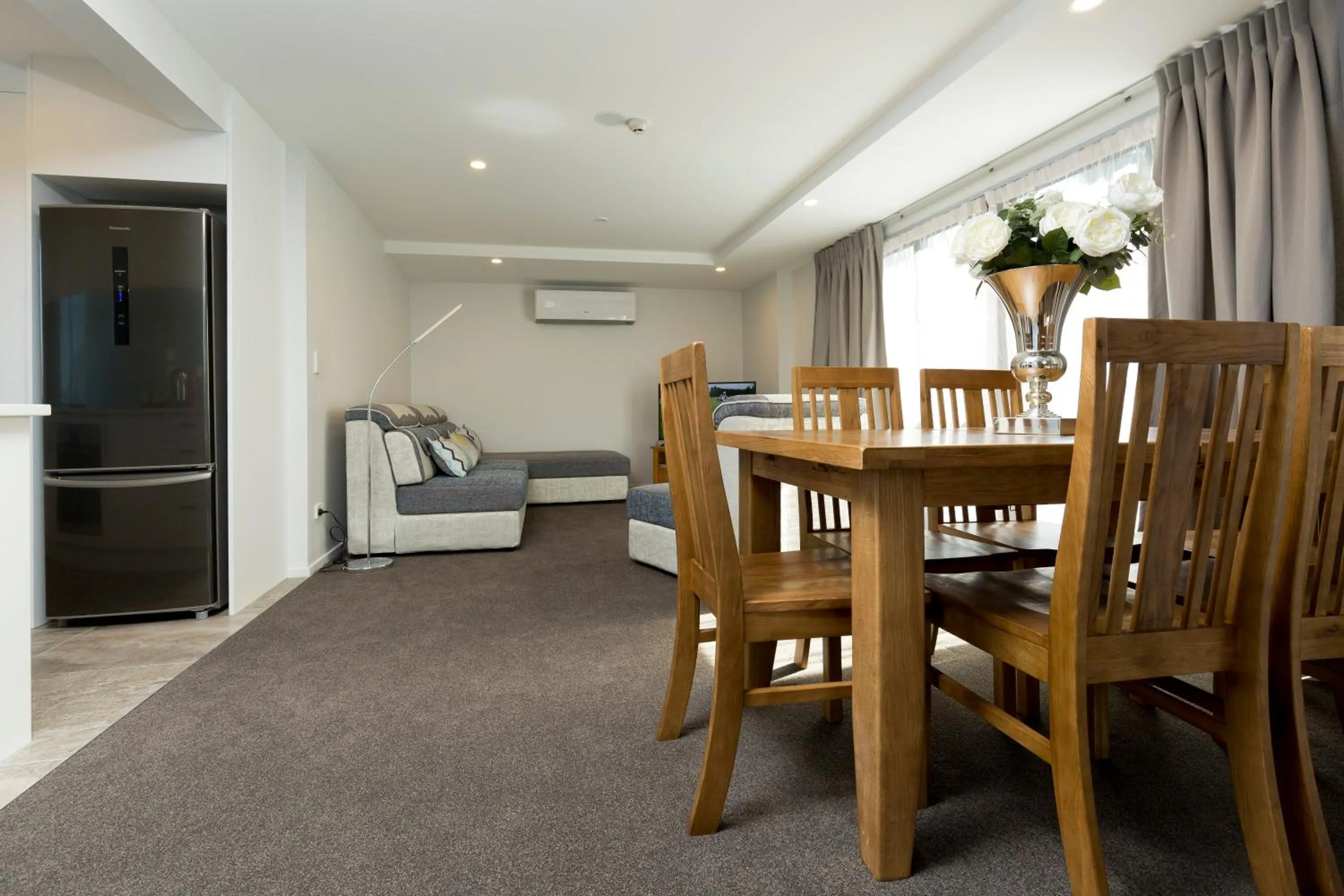 Living room in 2 on Whiteleigh and 239 on Lincoln Motel