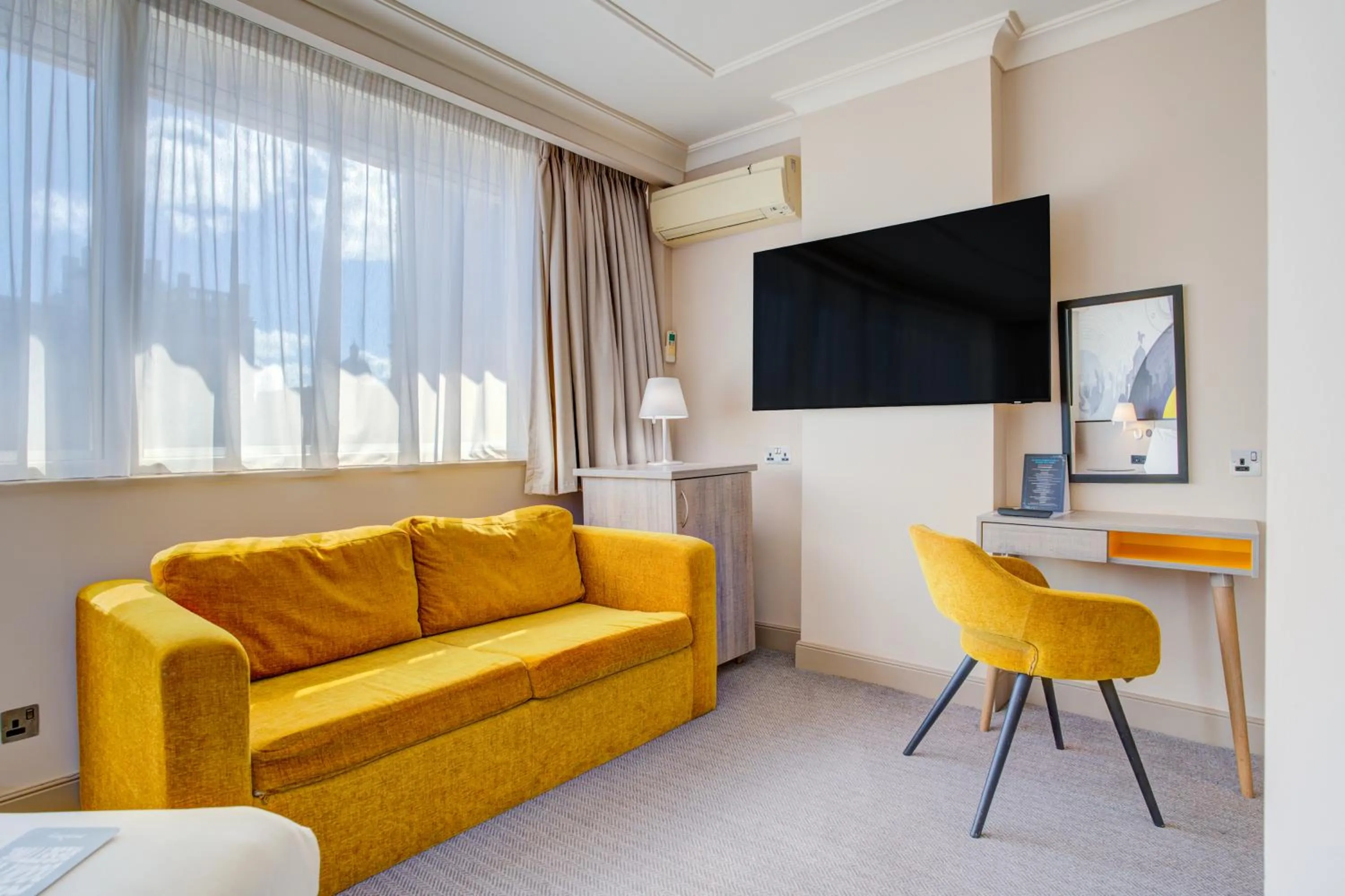 Seating area in Atlantic Tower Hotel Liverpool By Sunday