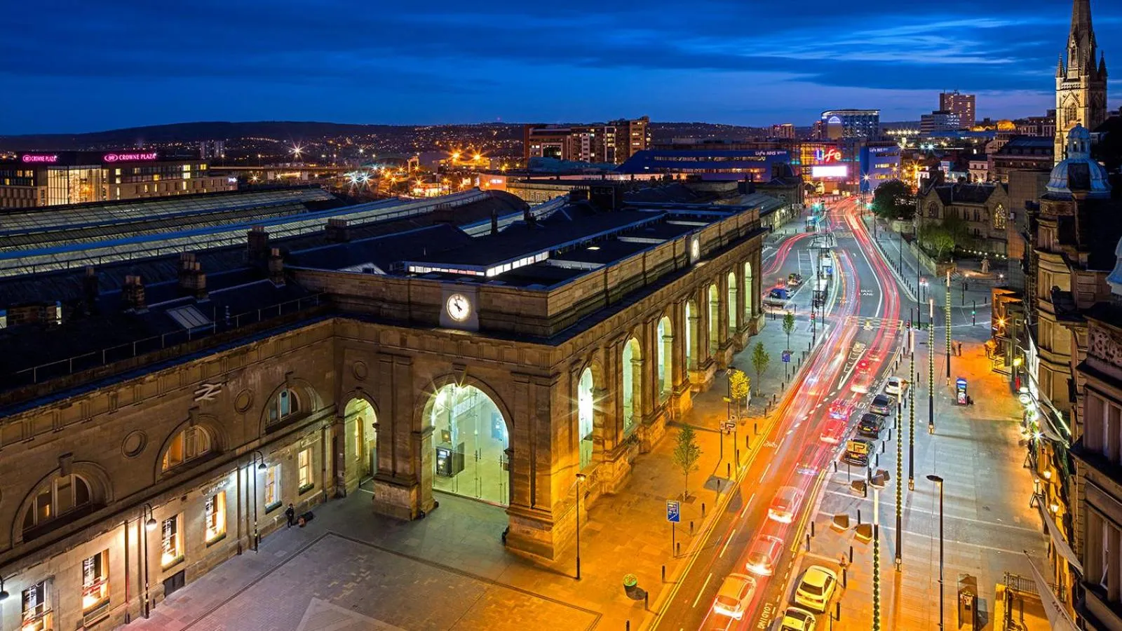 City view in The County Hotel Newcastle