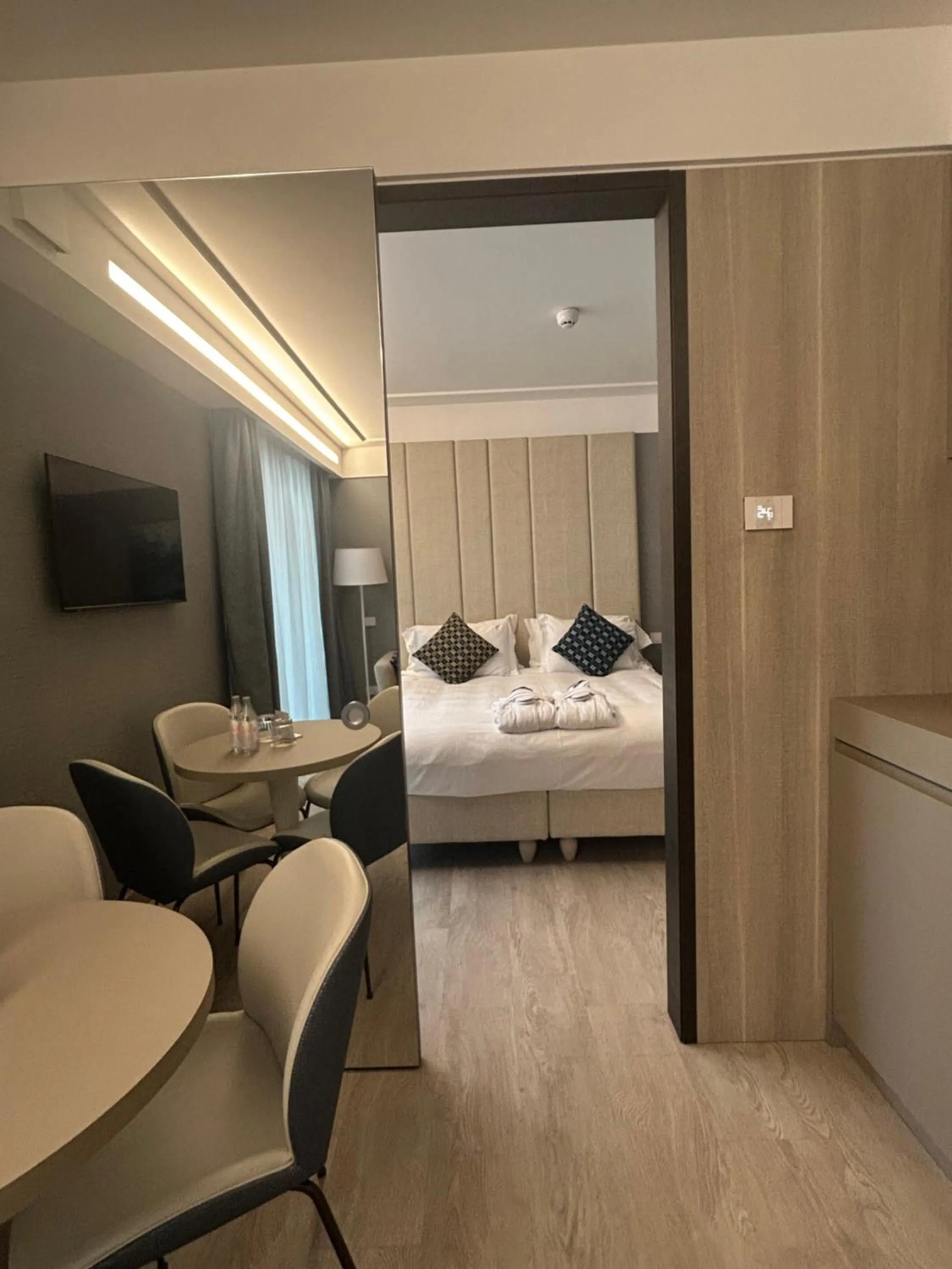 Living room, Bed in Ceccarini 9 home suite home