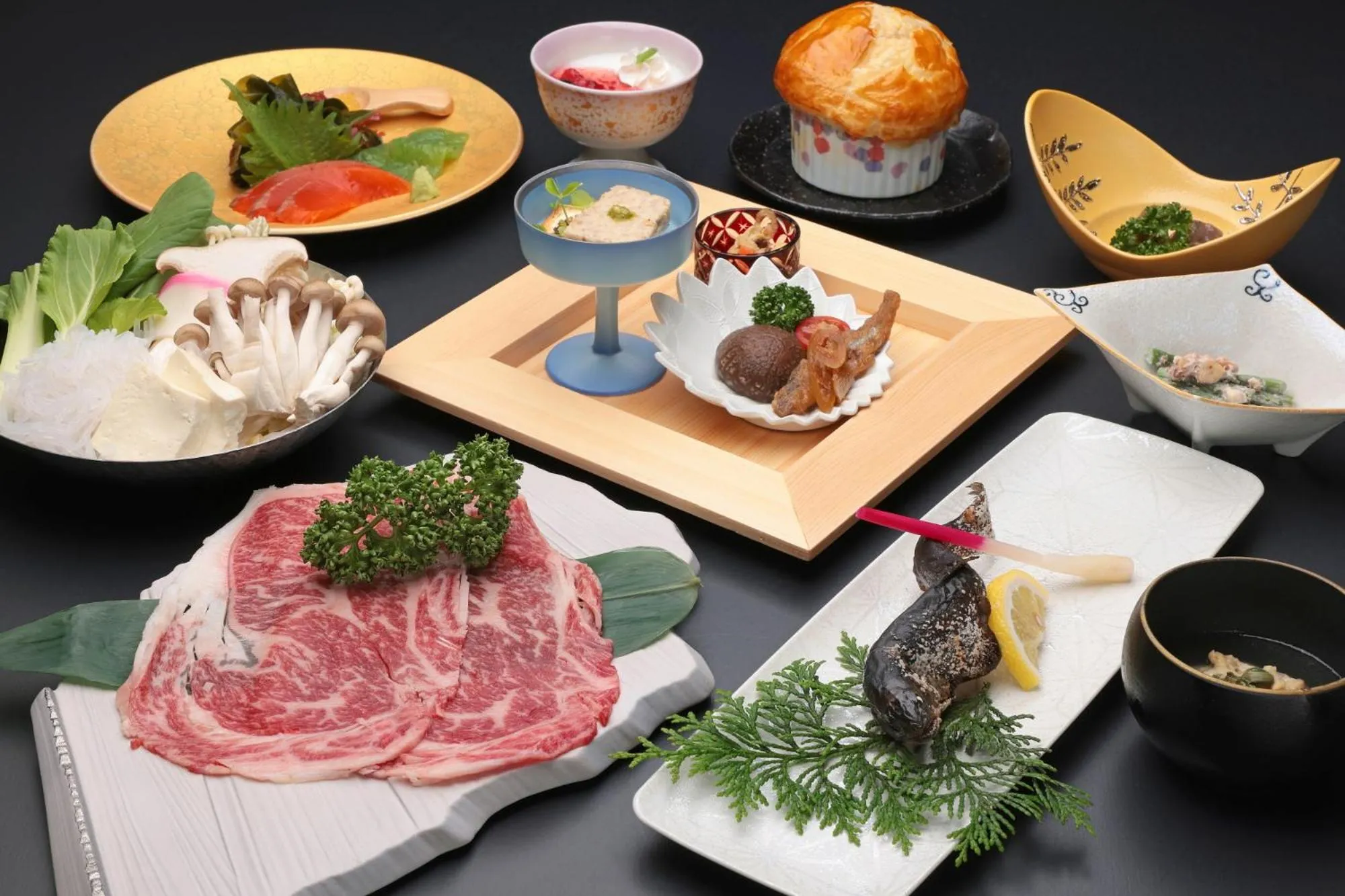 Dinner in Akagi Onsen Hotel