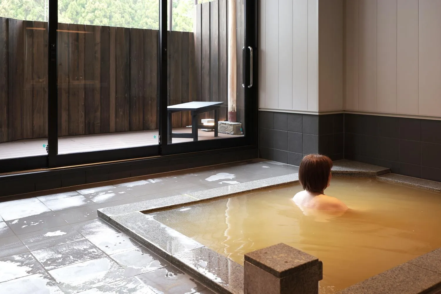 Hot Spring Bath in Akagi Onsen Hotel