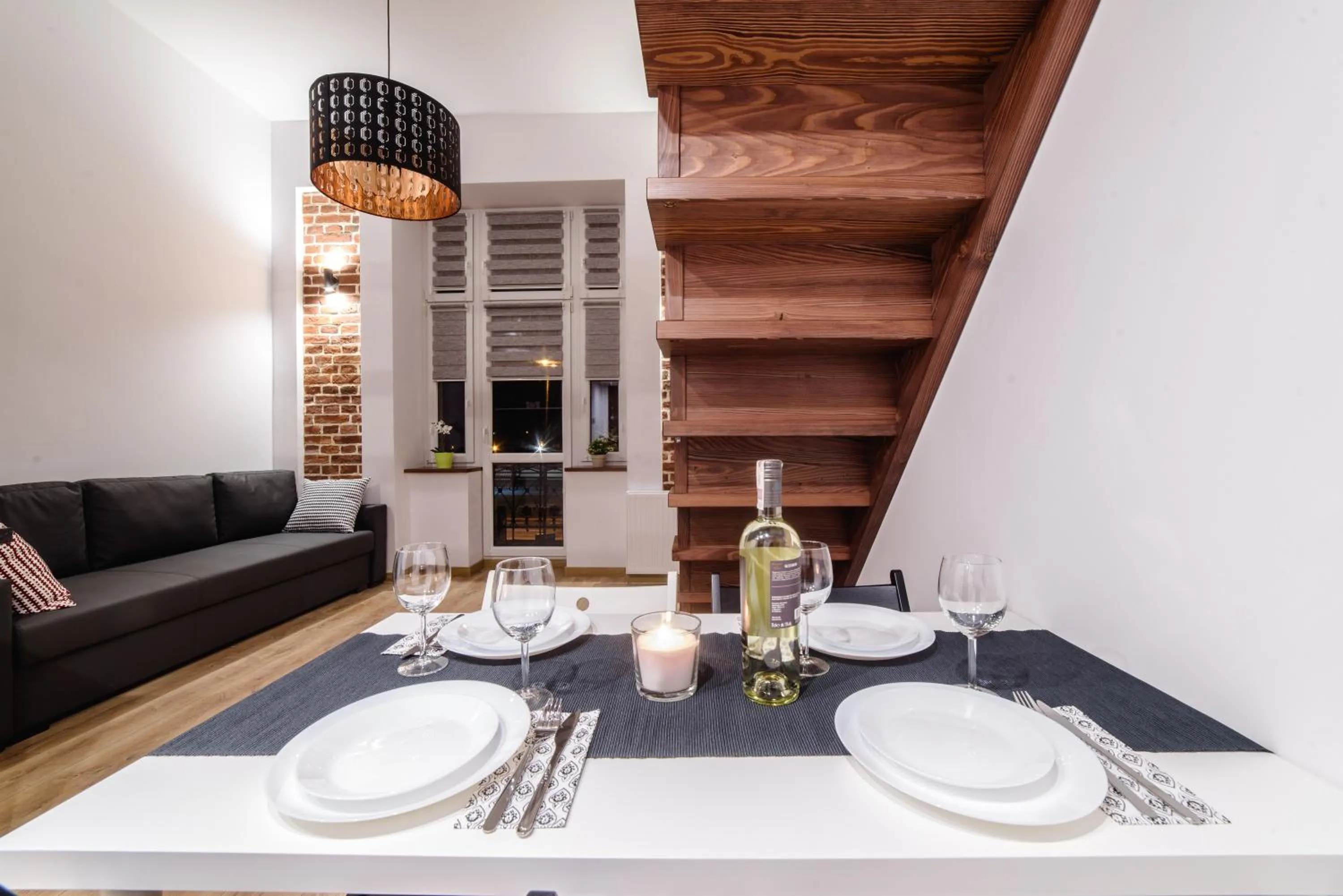 Photo of the whole room in 2 Nights Apartments - great location, right next to Main Rail and Bus Station, 10 min to Main Square by foot