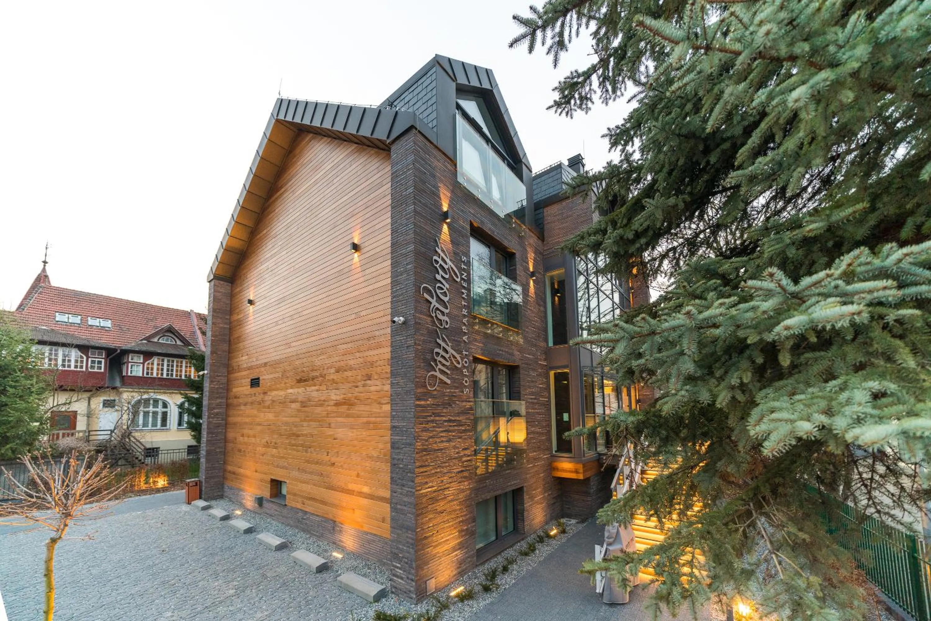 Property building in My Story Sopot Apartments