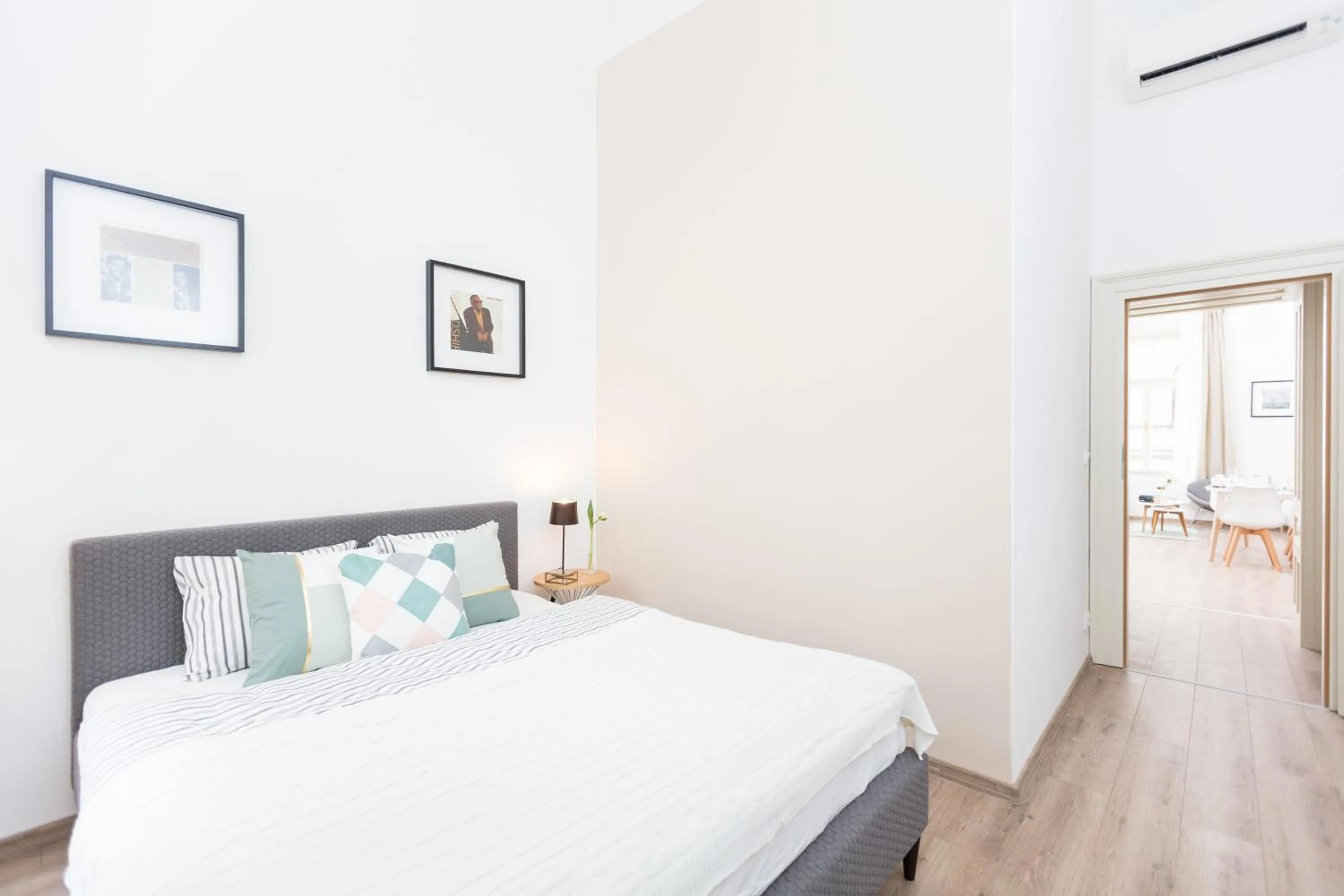 Bedroom, Bed in Chill apartments