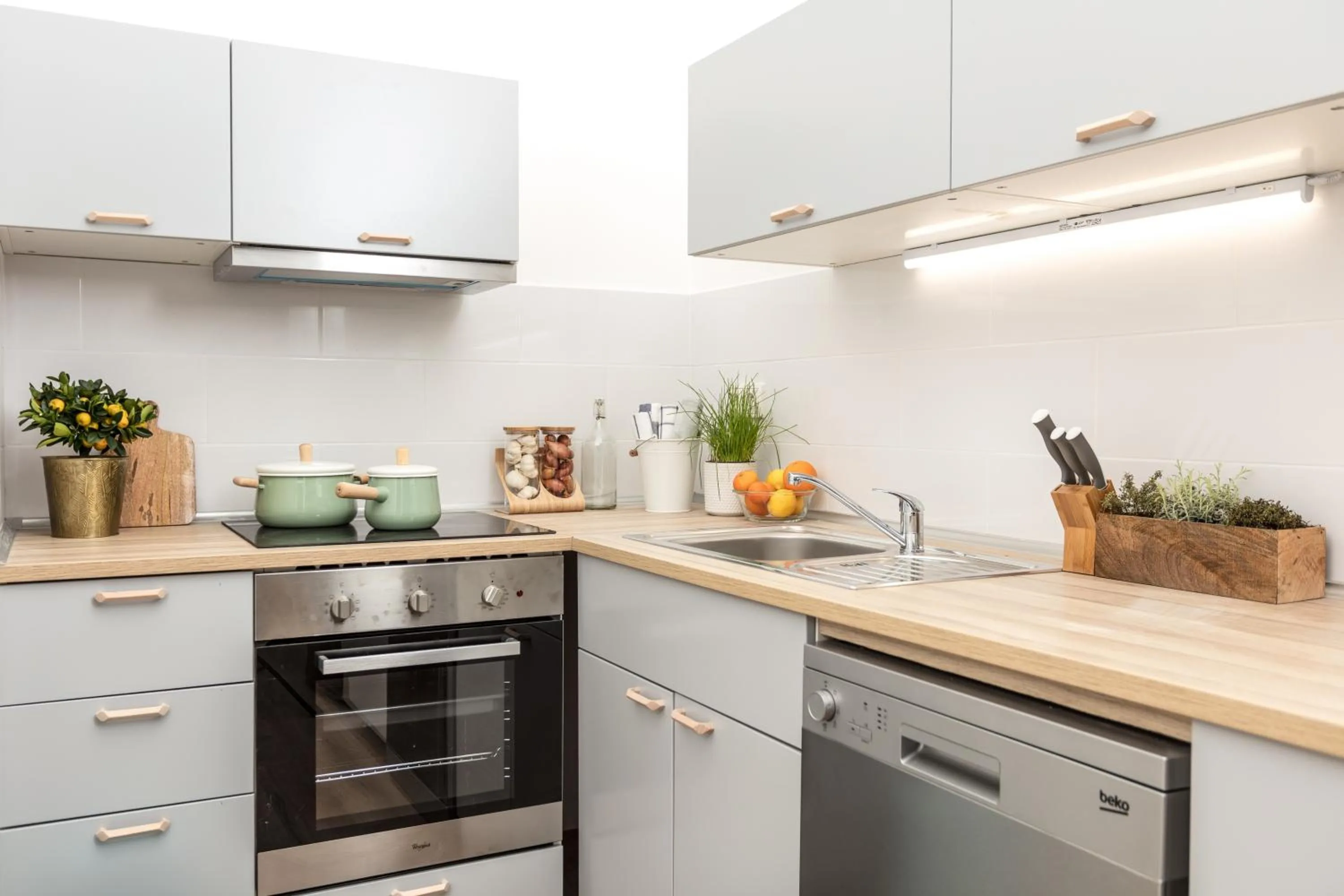 Kitchen or kitchenette in Chill apartments