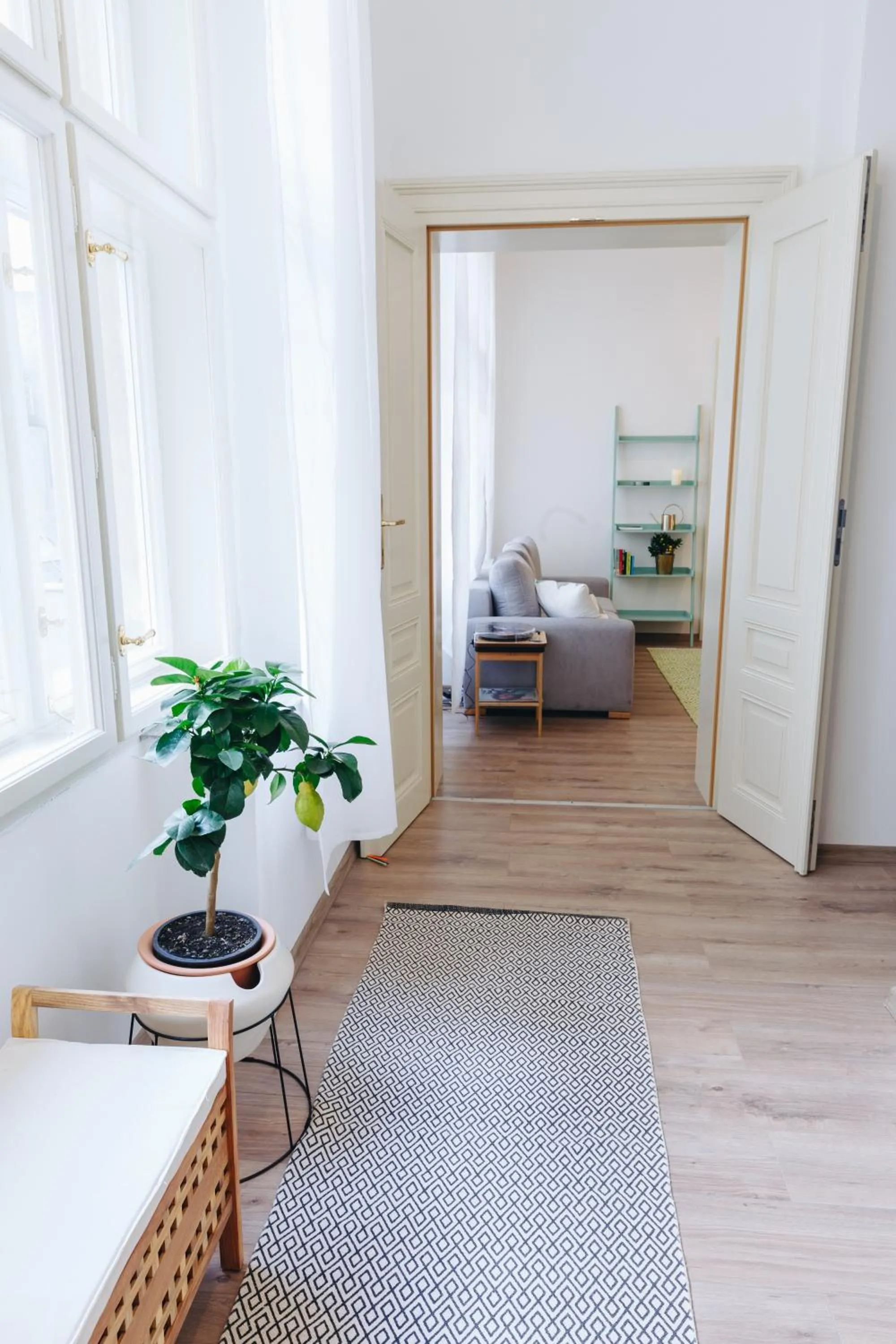 View (from property/room), Bed in Chill apartments