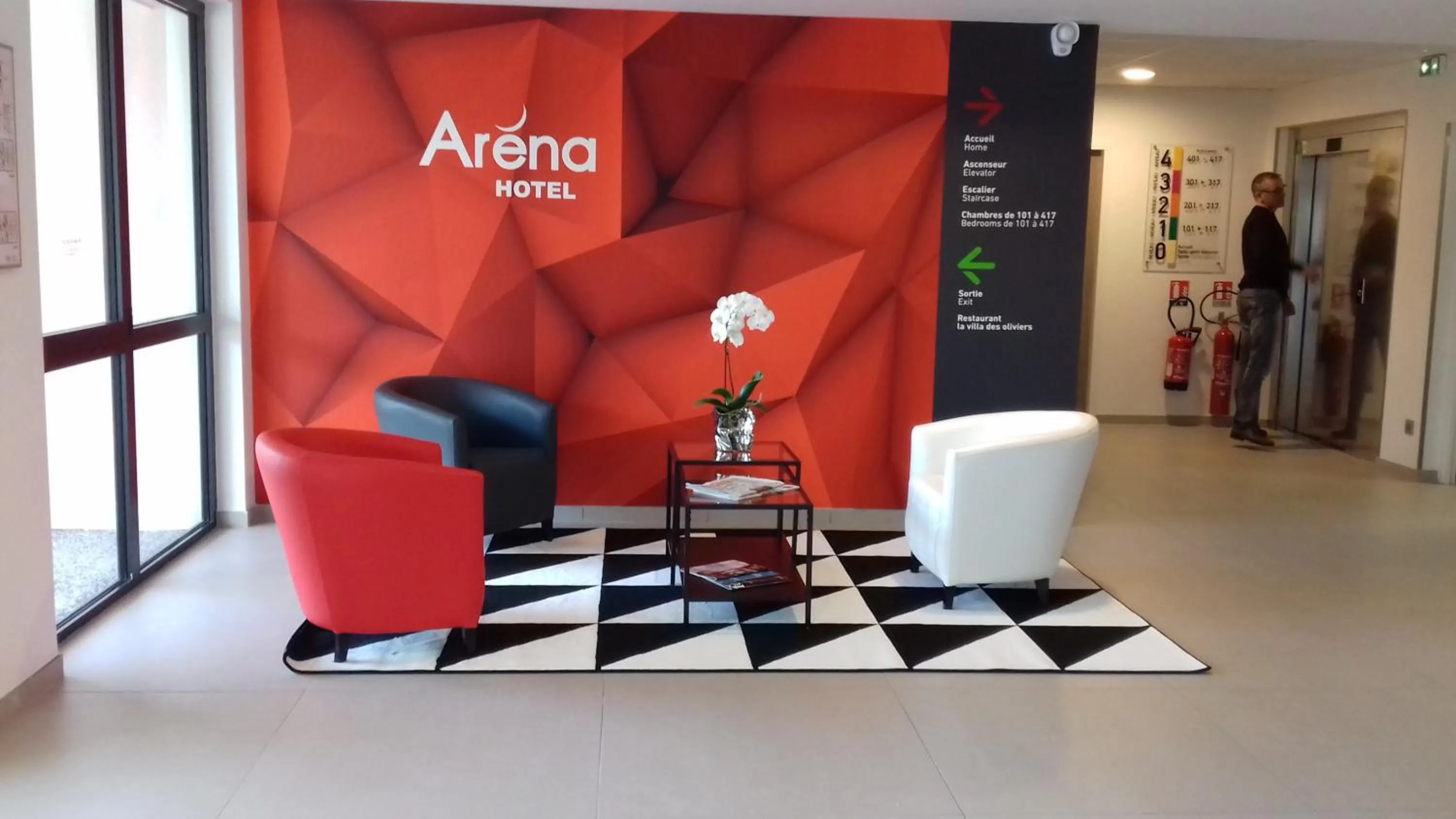 Lobby or reception in Hotel Arena Toulouse