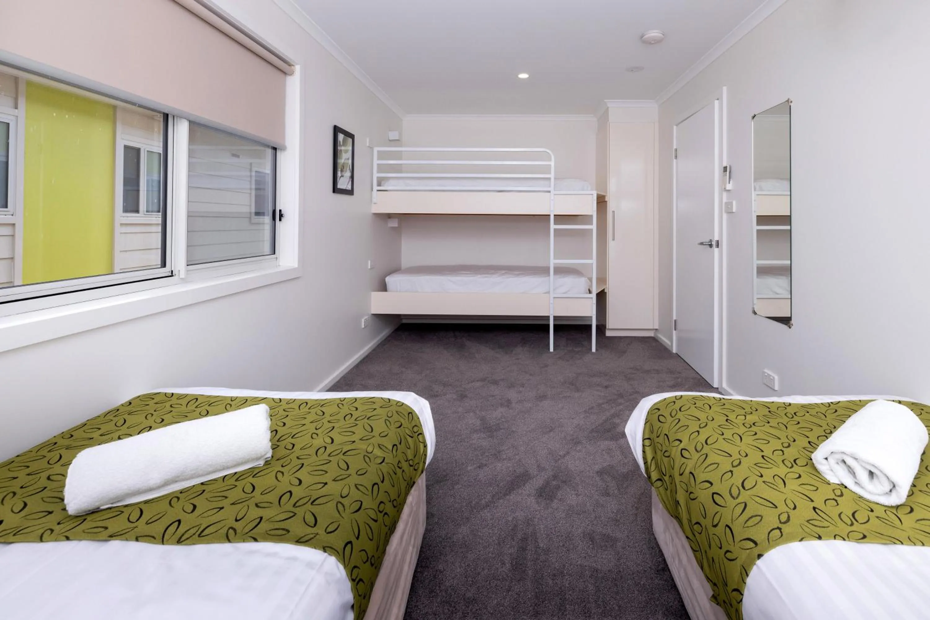 Bed in BIG4 Launceston Holiday Park