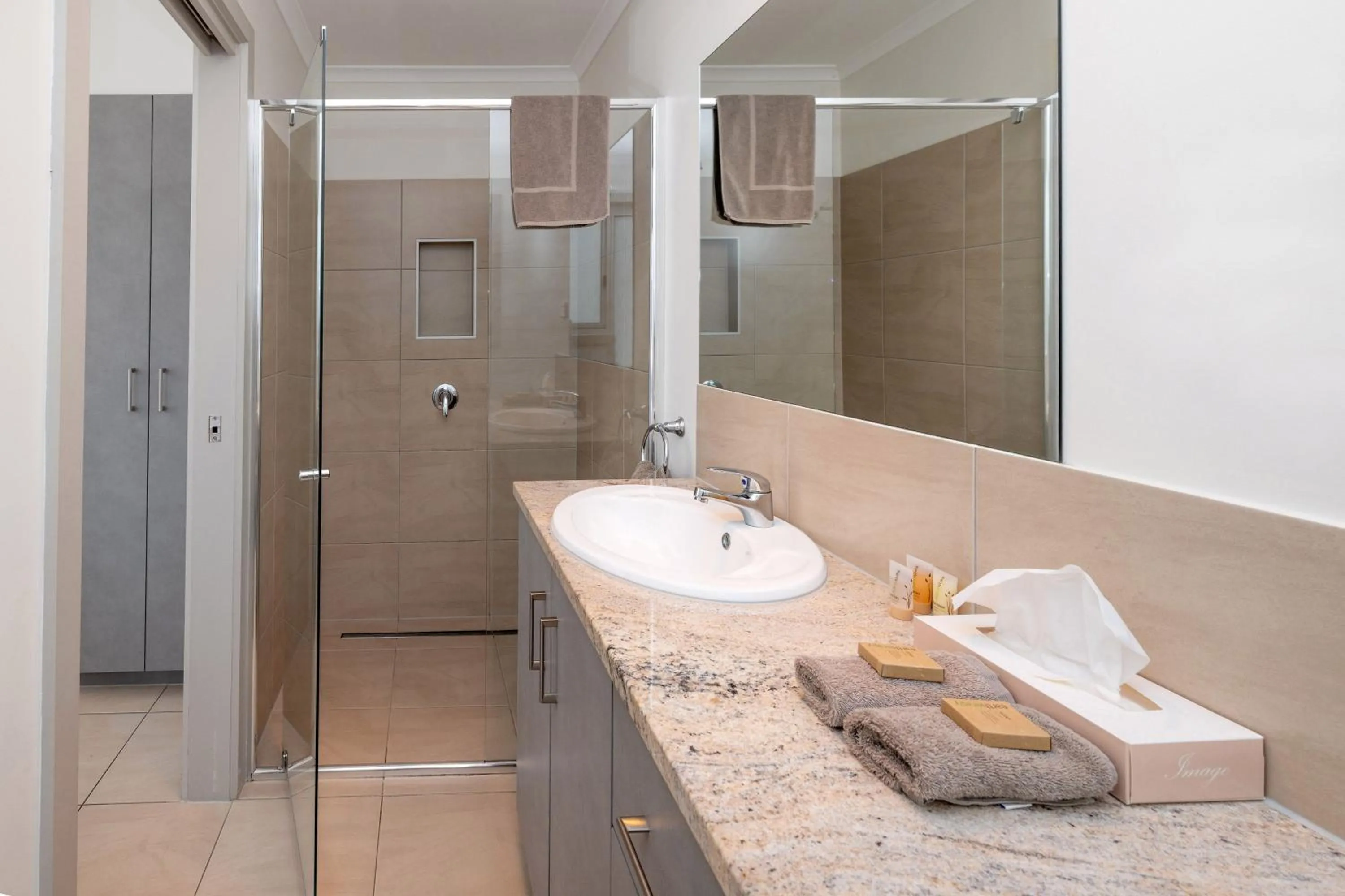 Shower in BIG4 Launceston Holiday Park