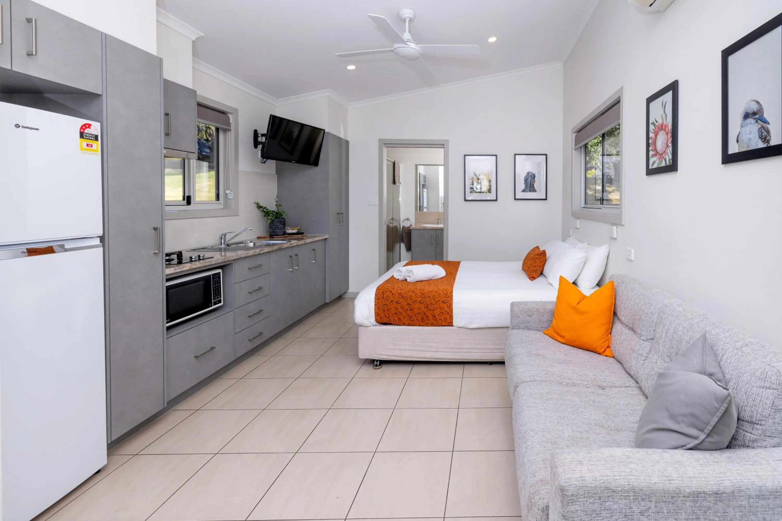 Bed in BIG4 Launceston Holiday Park