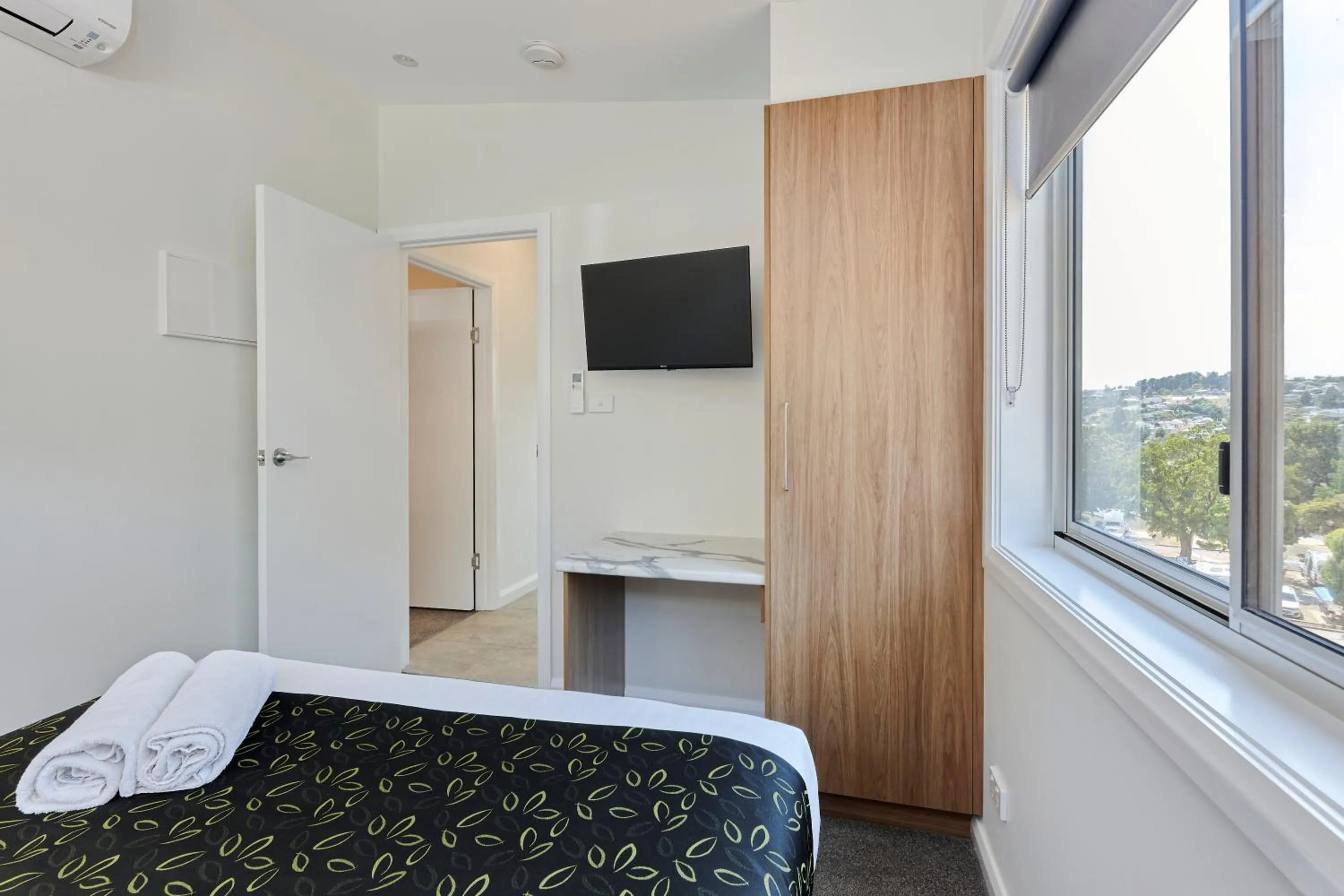 Bed in BIG4 Launceston Holiday Park