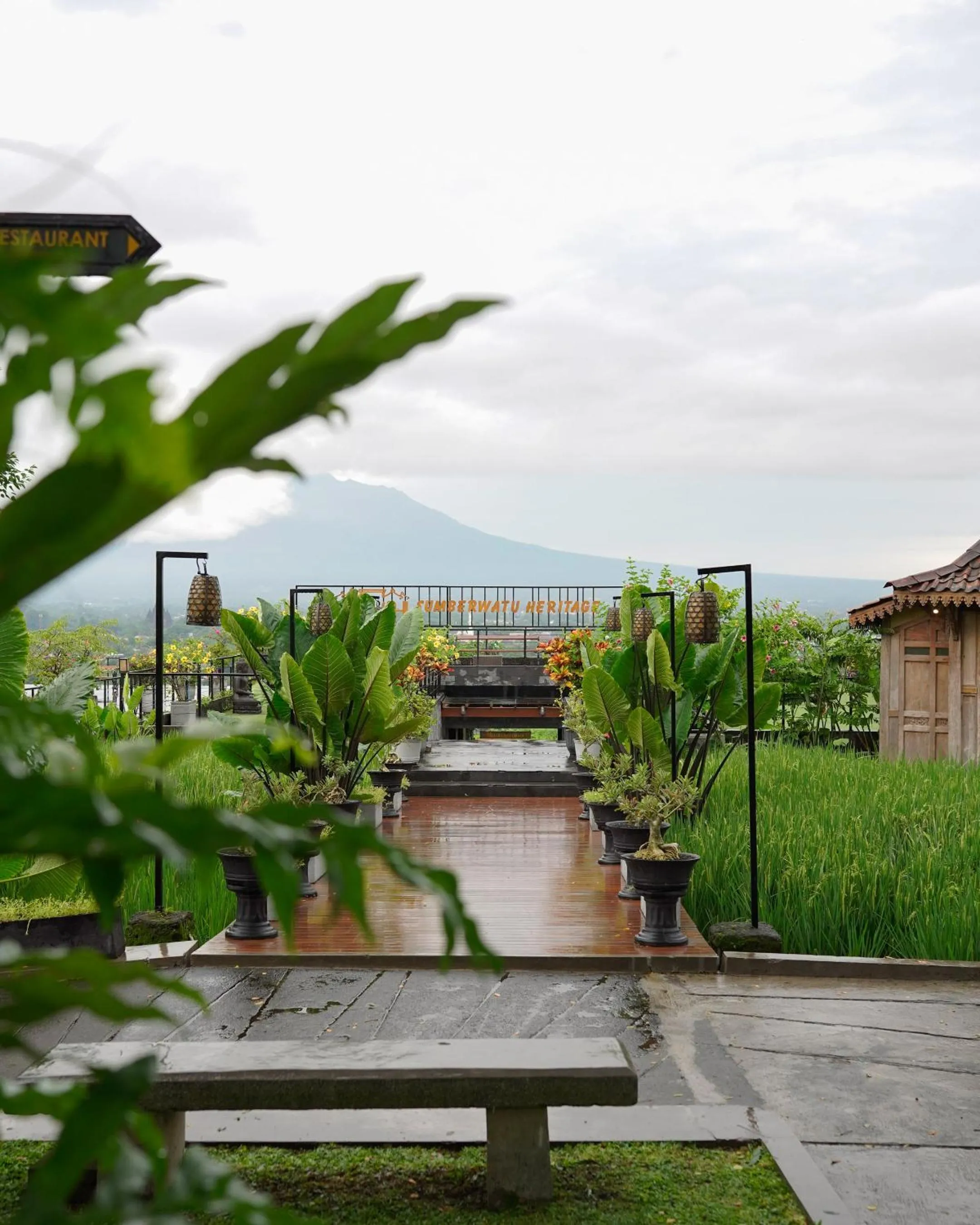 Garden in Abhayagiri - Sumberwatu Heritage Resort
