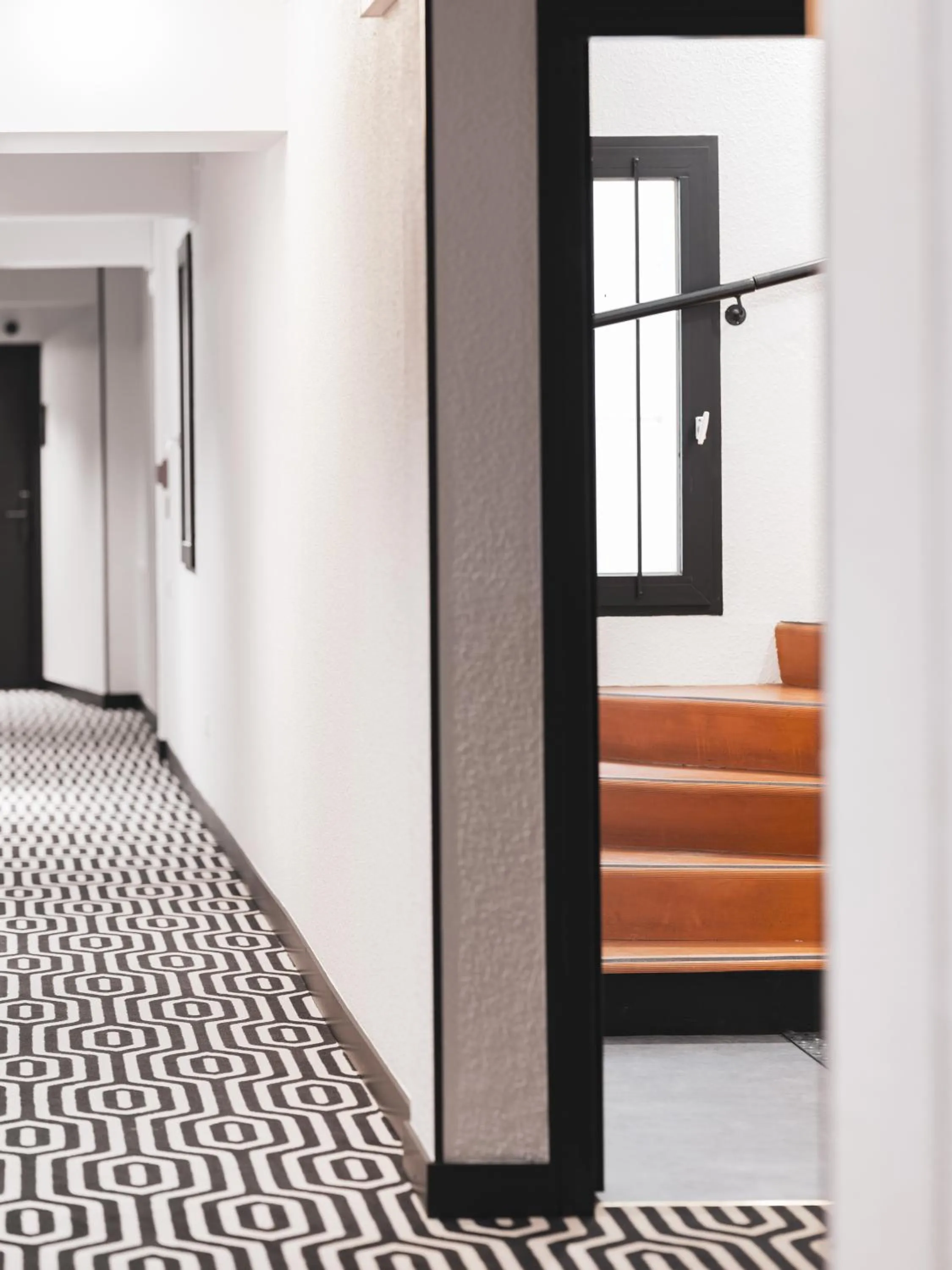 Decorative detail in Hotel Amiral