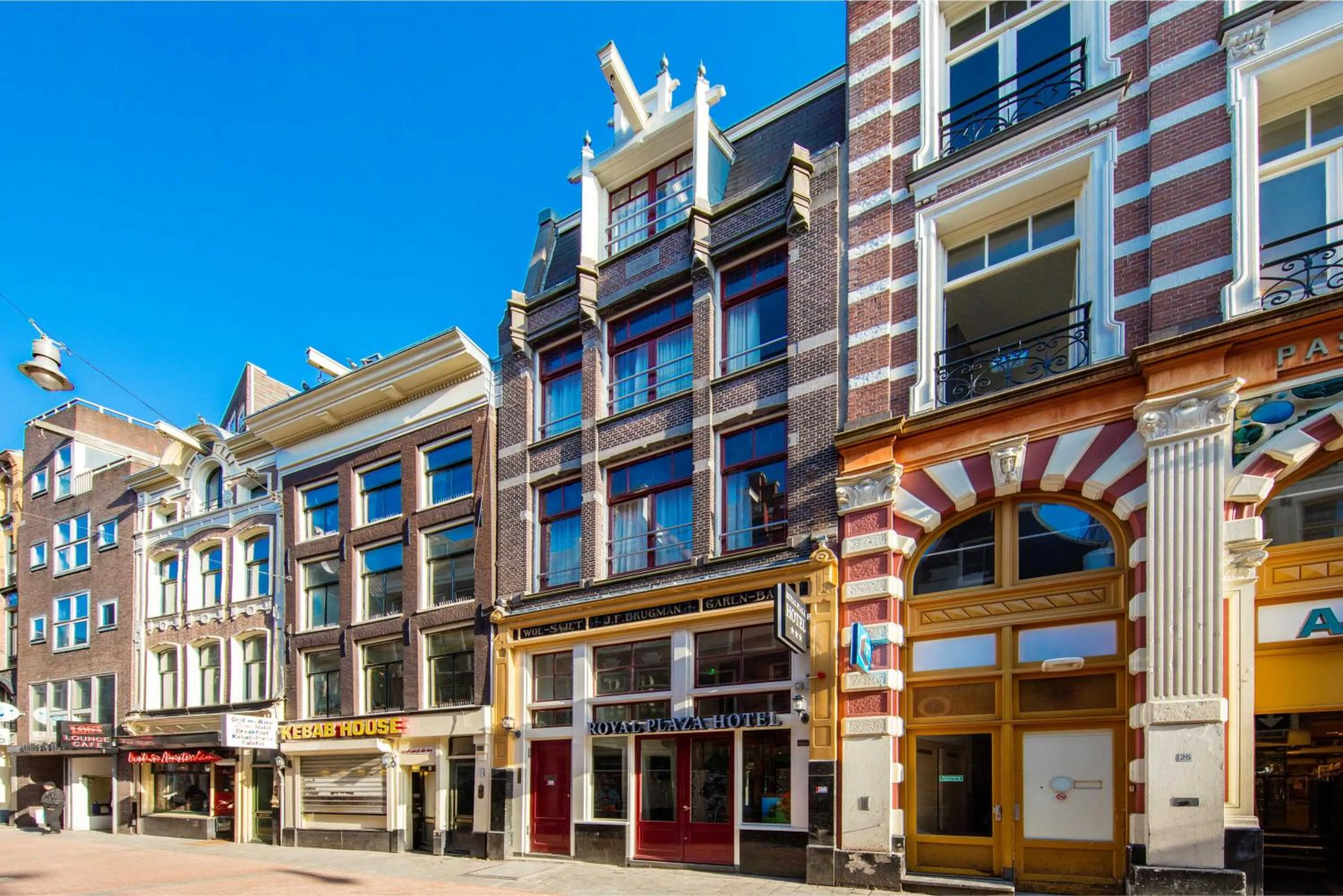 Street view in Royal Plaza Hotel Amsterdam