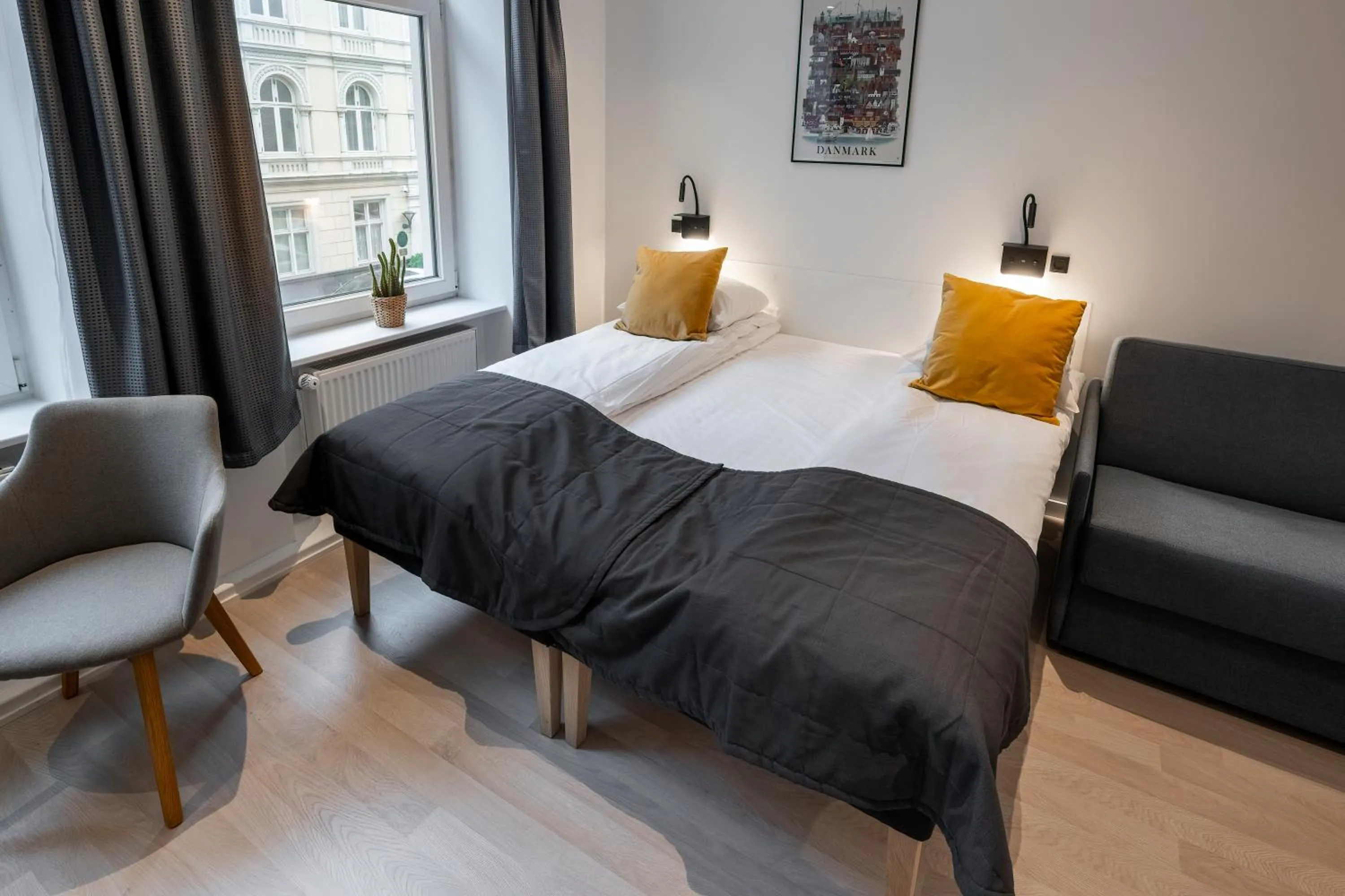 Bed in Go Hotel Ansgar