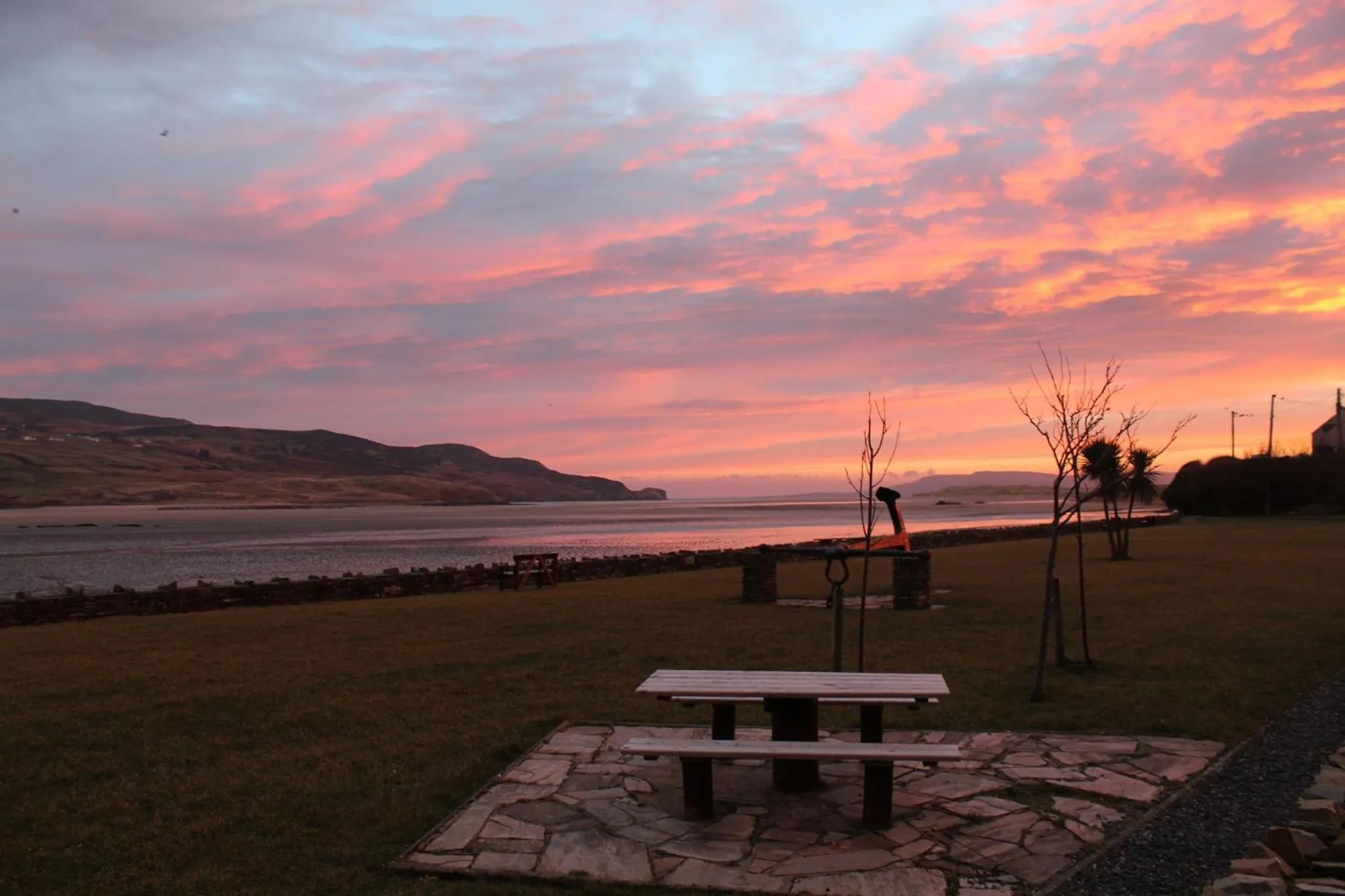 Sunset in Arnolds Hotel