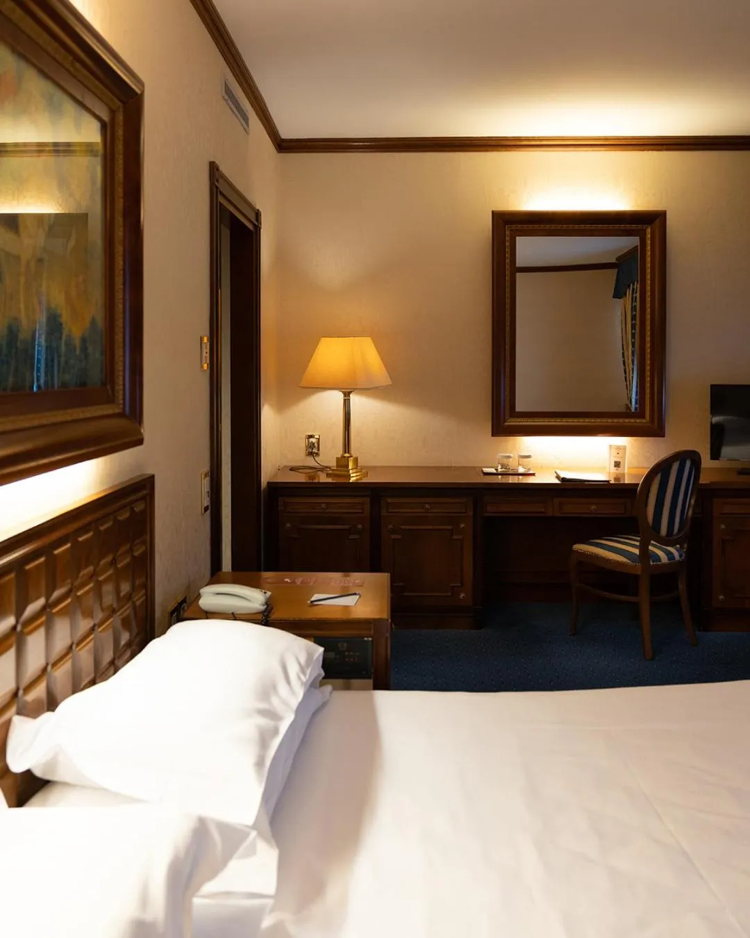 Photo of the whole room, Bed in Grand Hotel Trento