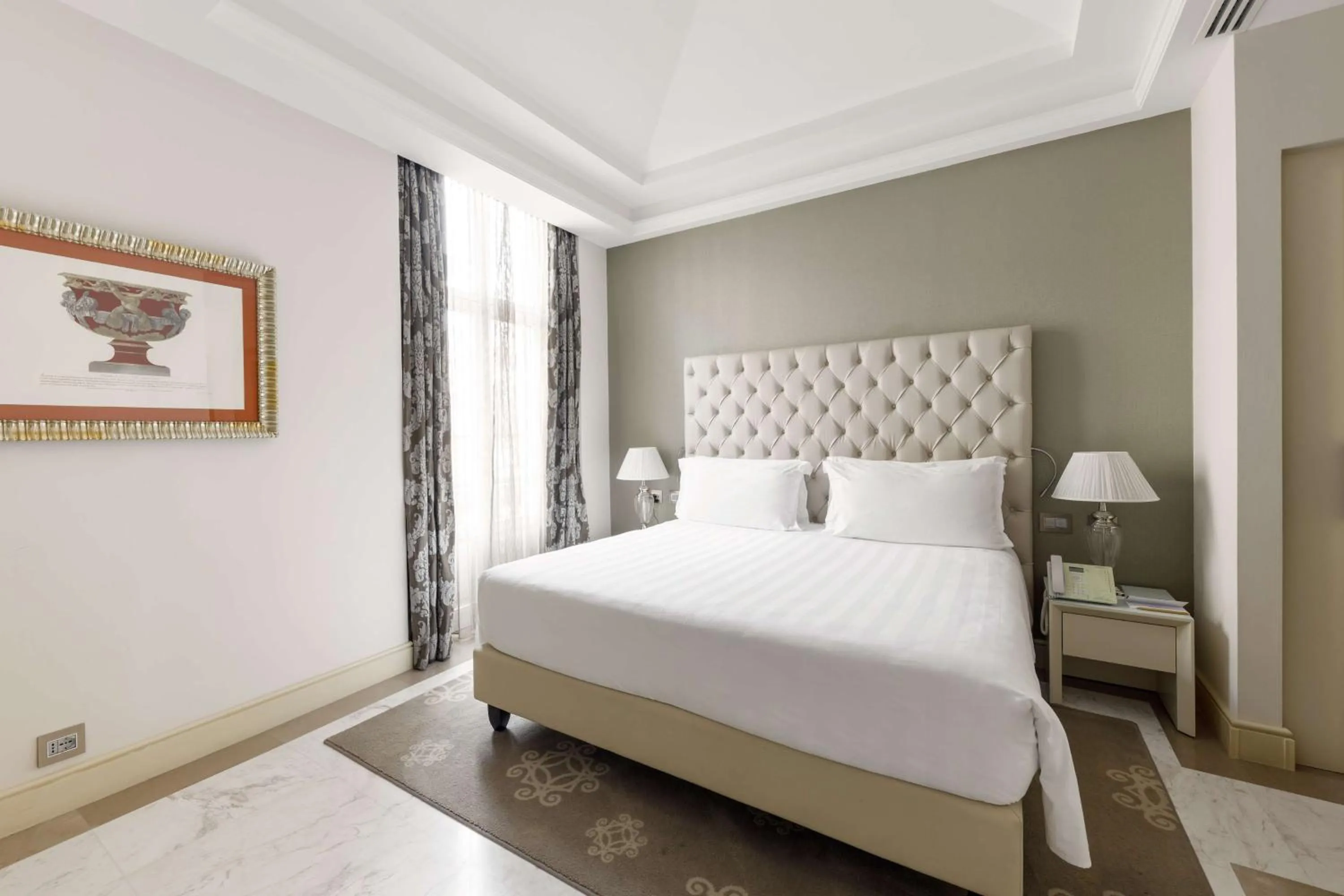 Bed in Aleph Rome Hotel, Curio Collection By Hilton