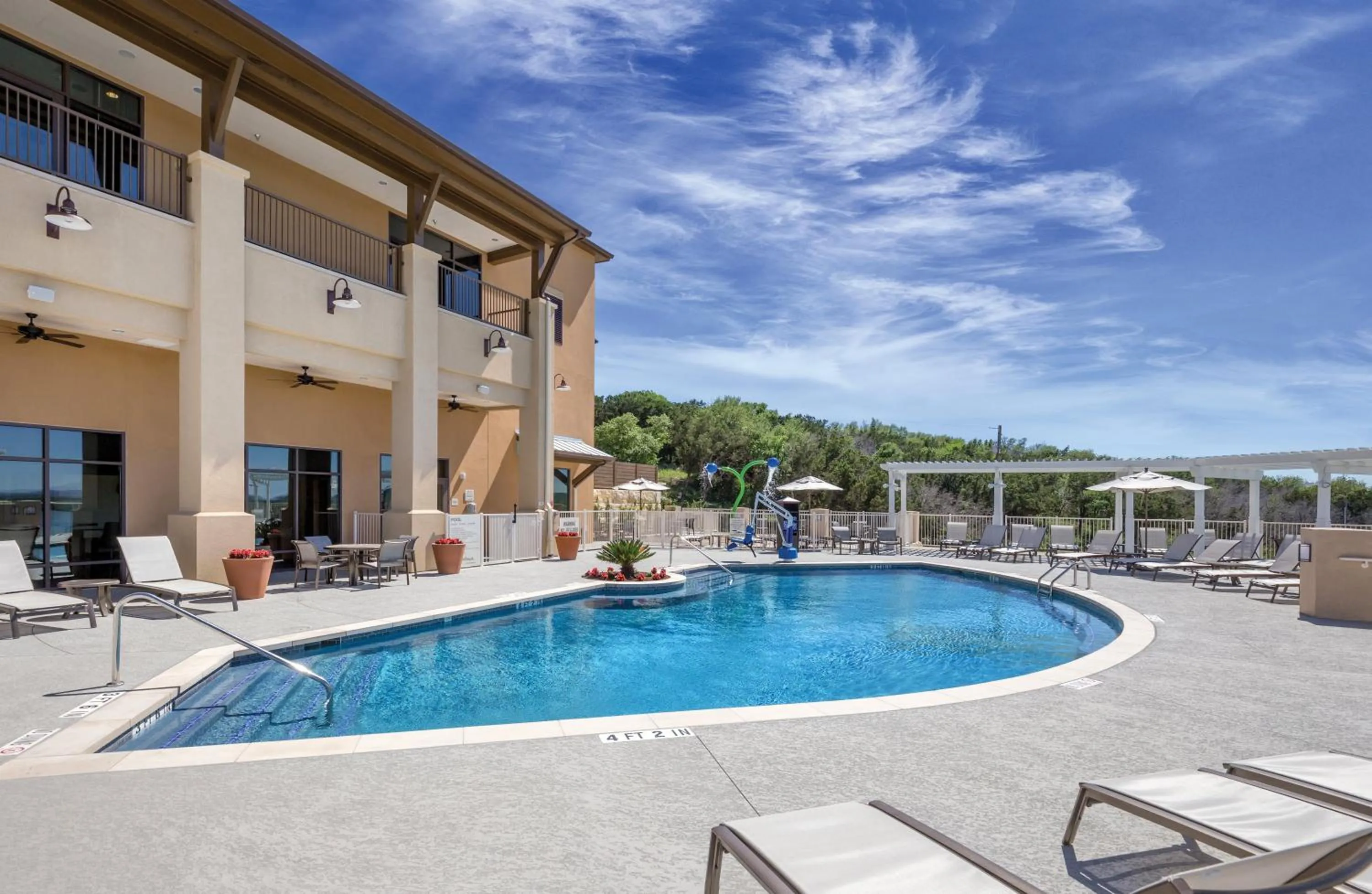 Swimming pool in WorldMark Marble Falls