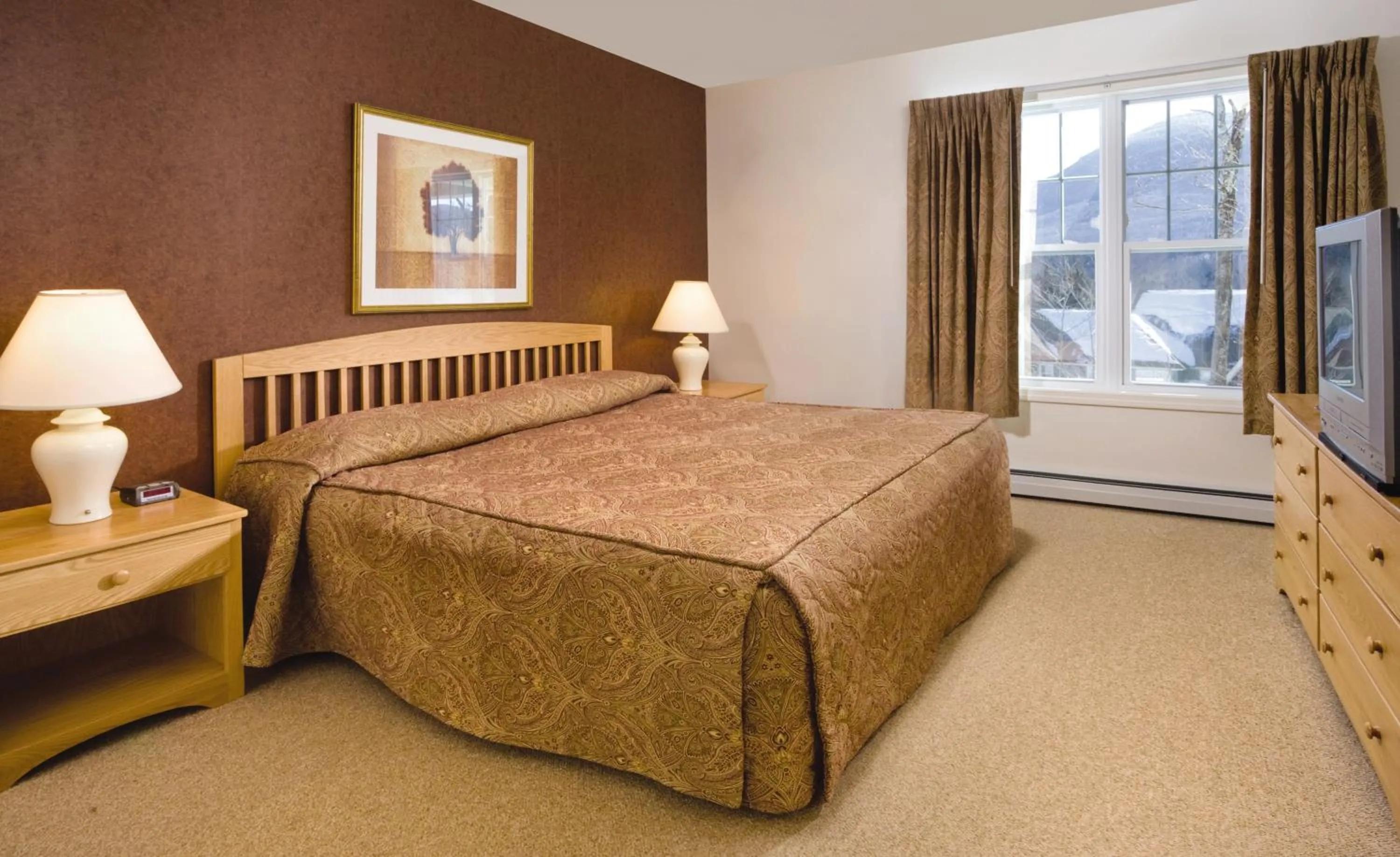 Bed in Club Wyndham Smugglers' Notch Vermont