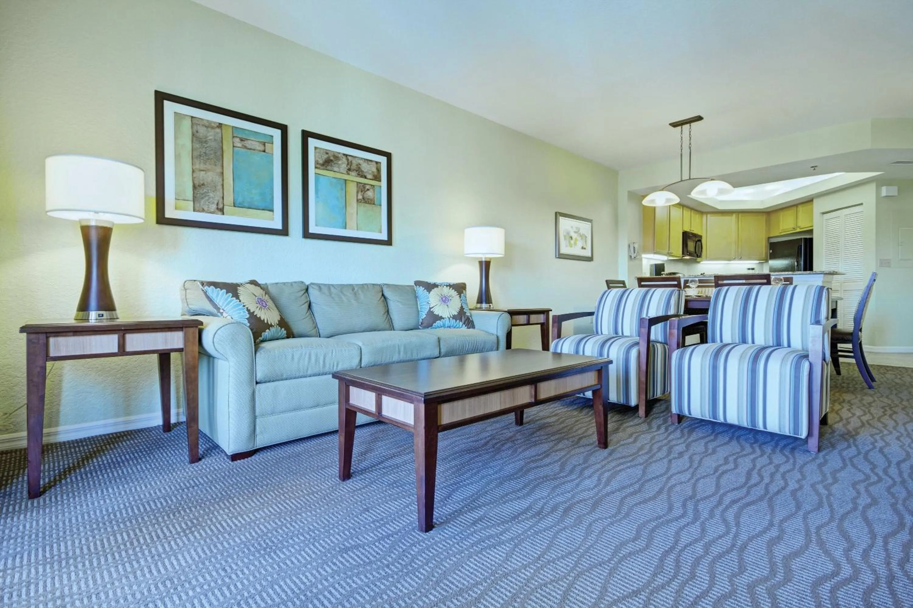 Living room in Club Wyndham Star Island