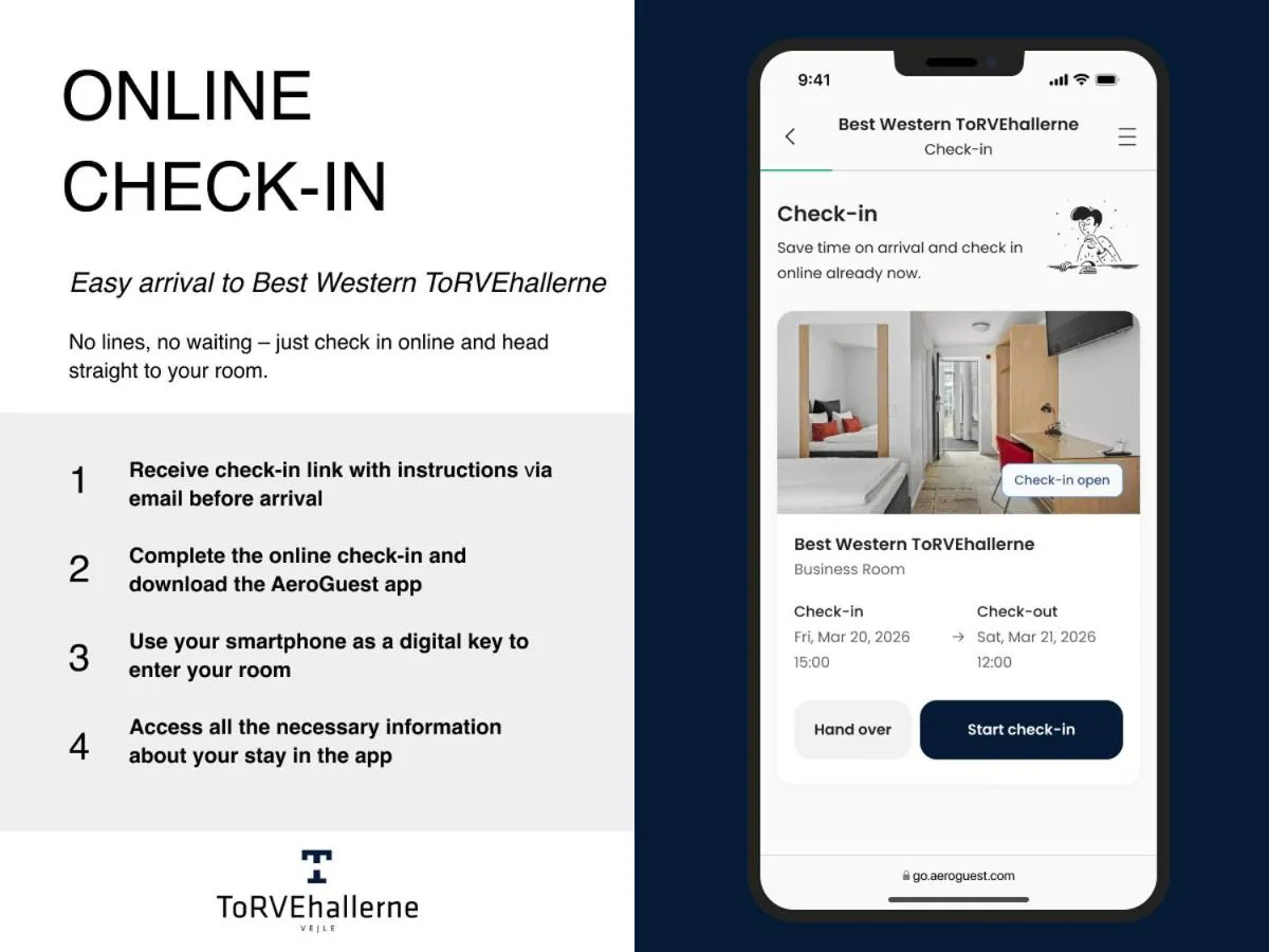 Lobby or reception in Best Western ToRVEhallerne