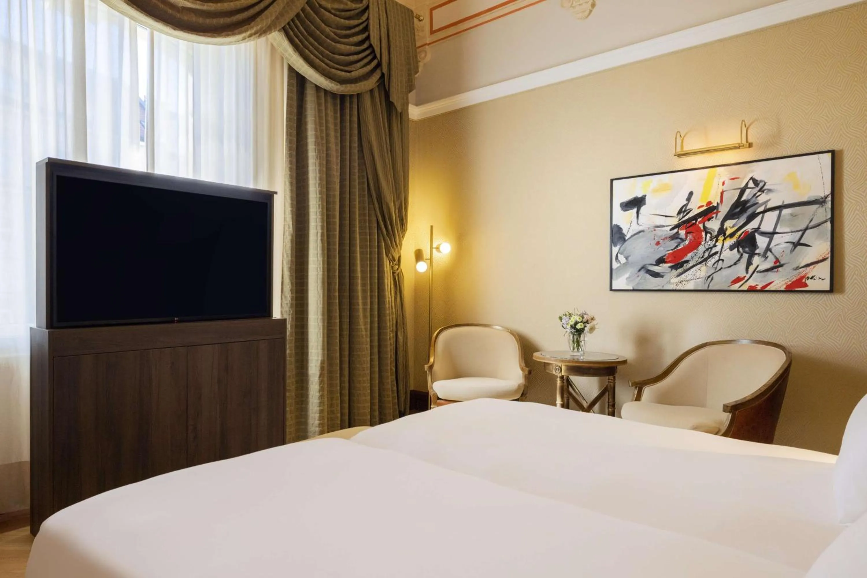 Bedroom, Bed in NH Collection Prague Carlo IV