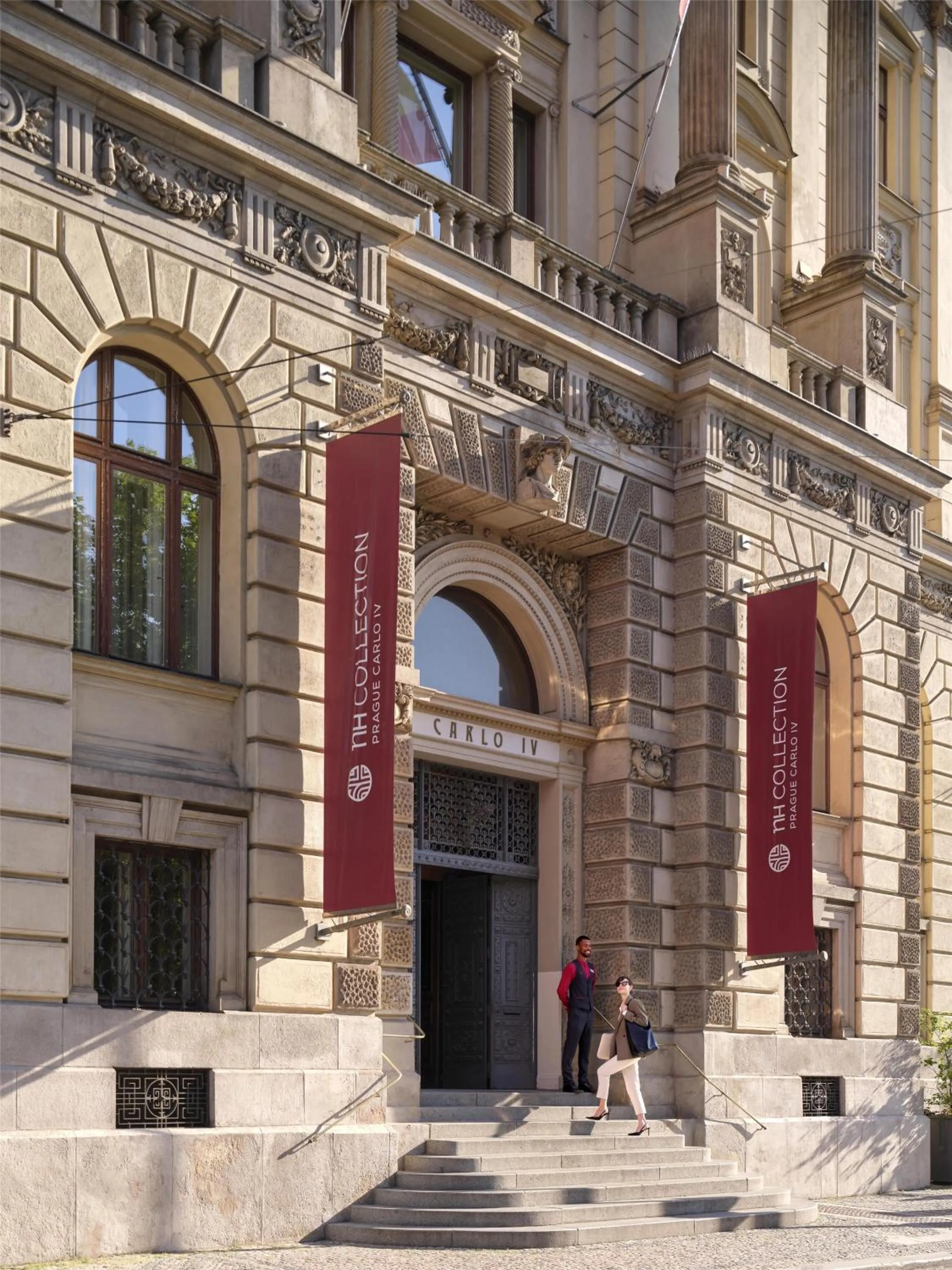 Property building in NH Collection Prague Carlo IV