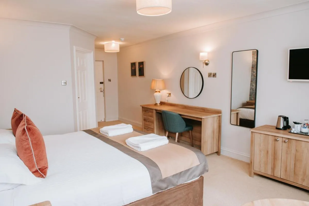 Bed in Flackley Ash Country House Hotel