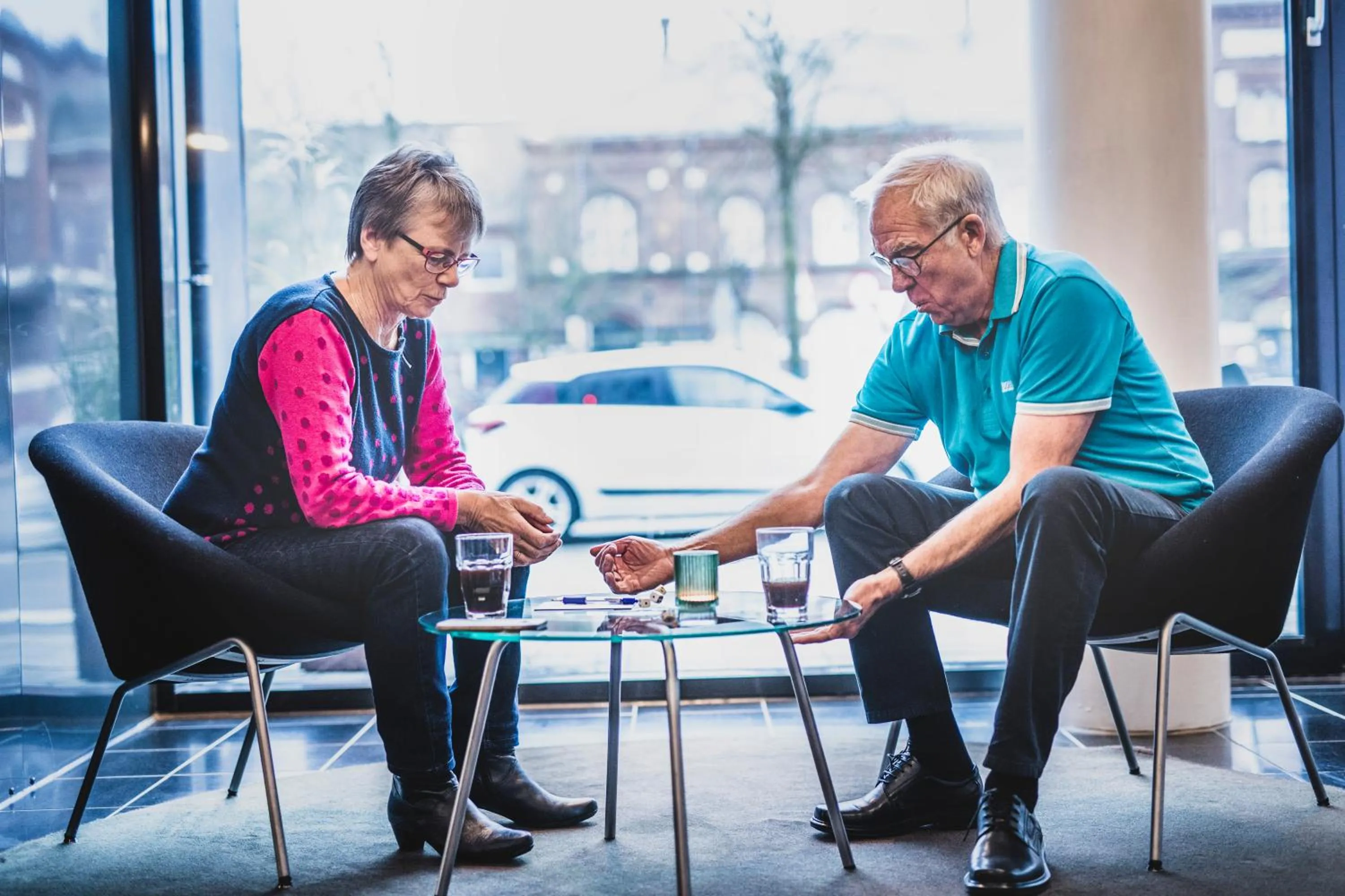 Lobby or reception in Hotel Kolding