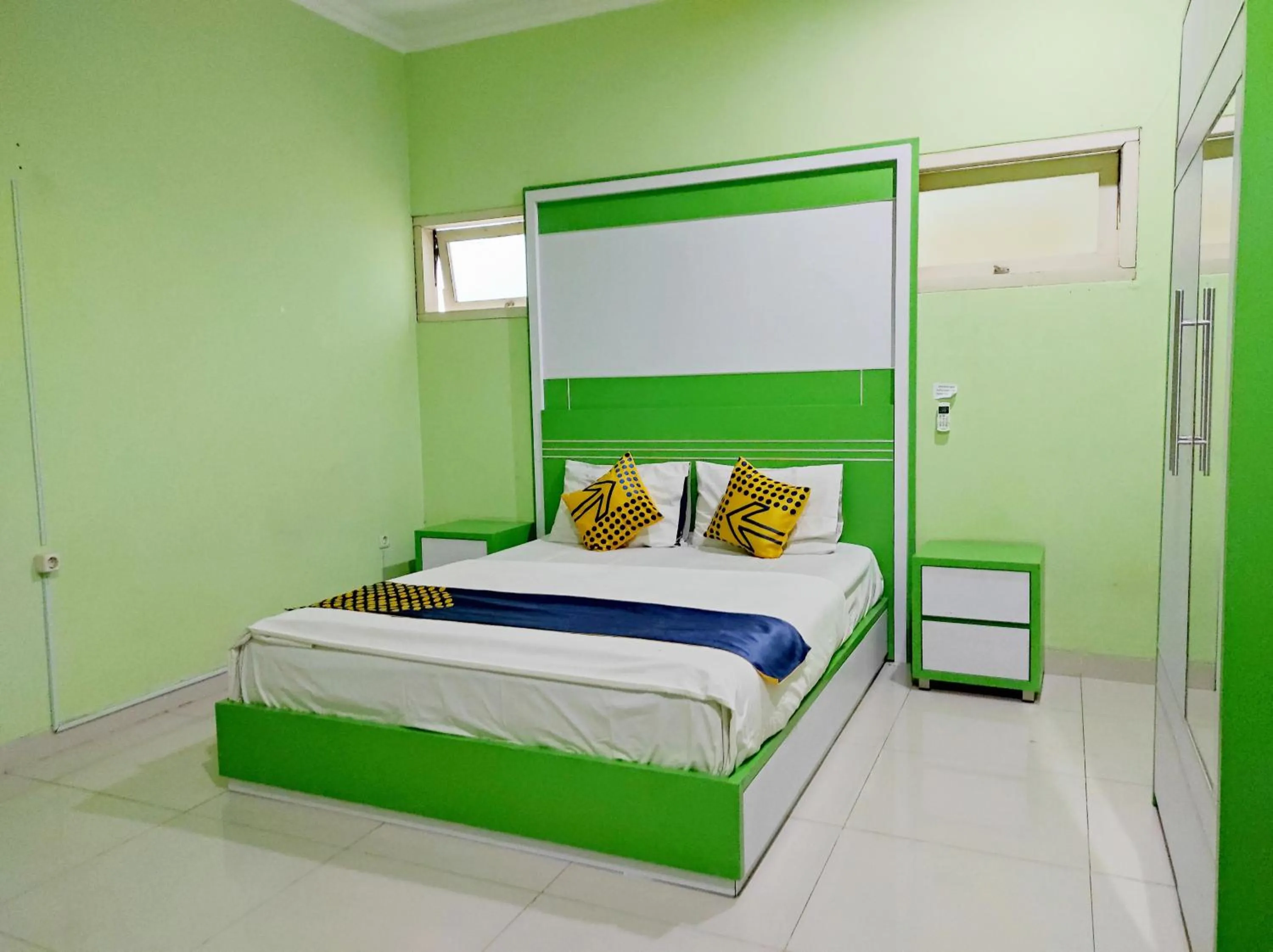 Bedroom in Radio Backpacker Guesthouse Syariah