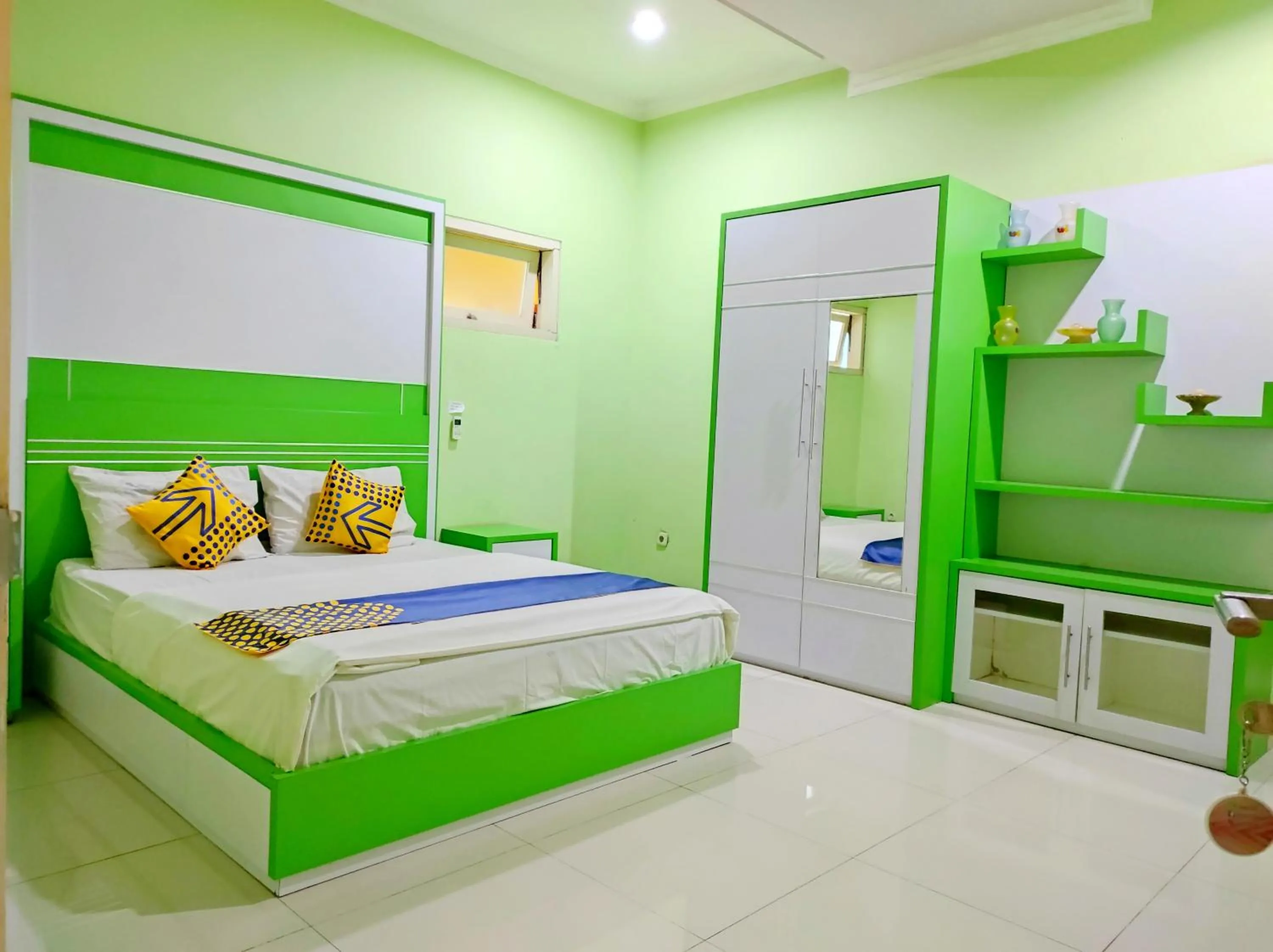 Bedroom in Radio Backpacker Guesthouse Syariah