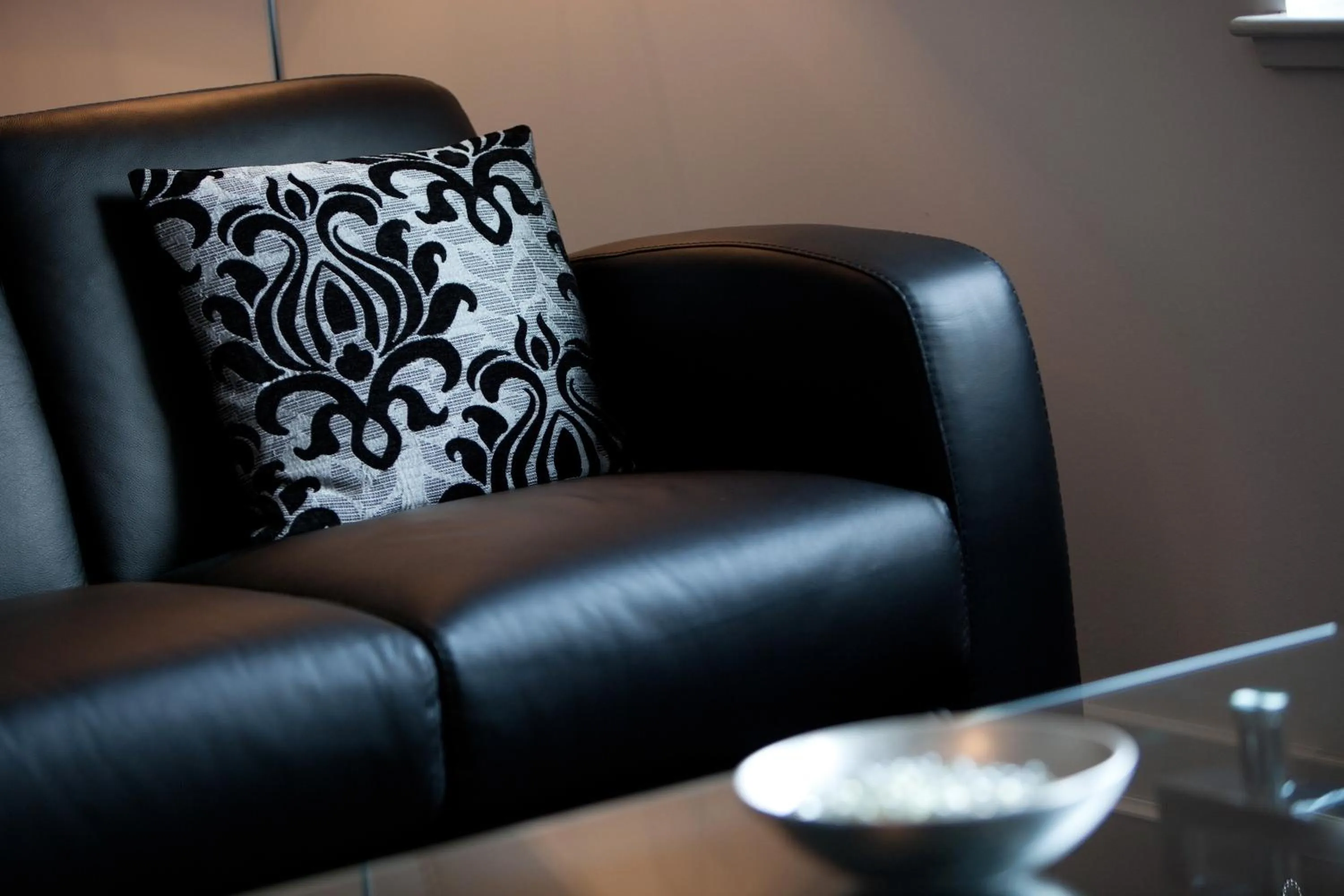 Living room in The Spires Serviced Apartments Glasgow