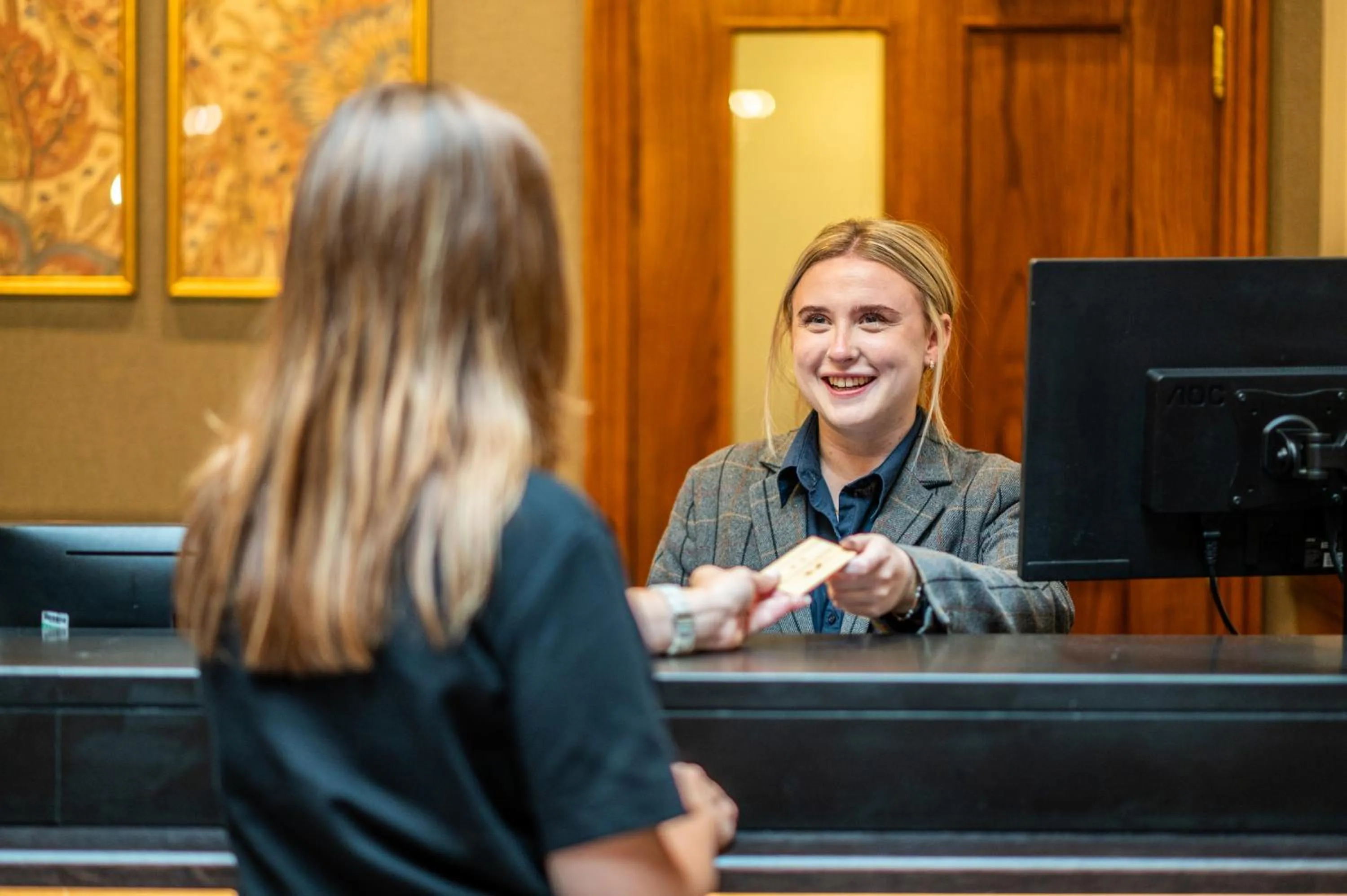 Lobby or reception in Milton Hill House