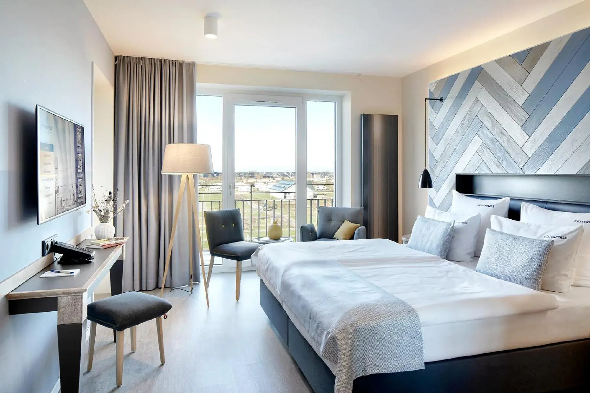 Double or Twin Room with Side Sea View - single occupancy in Küstenperle Strandhotel & Spa Double or Twin Room with Side Sea View - single occupancy in Küstenperle Strandhotel & Spa
