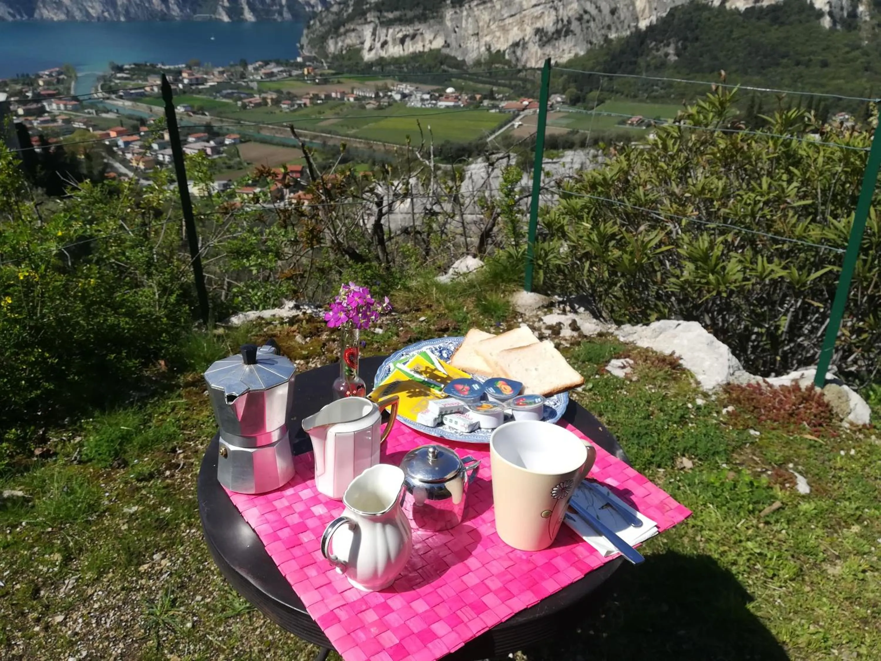 Breakfast in Garden Belvedere B&B