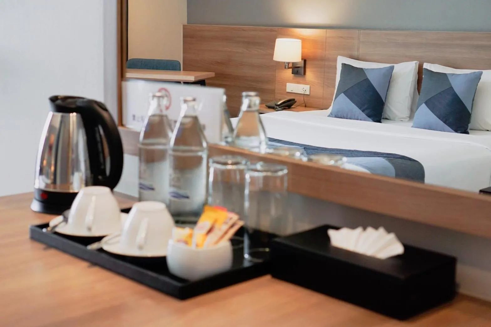 Photo of the whole room, Bed in Blue Rabbit Hotel