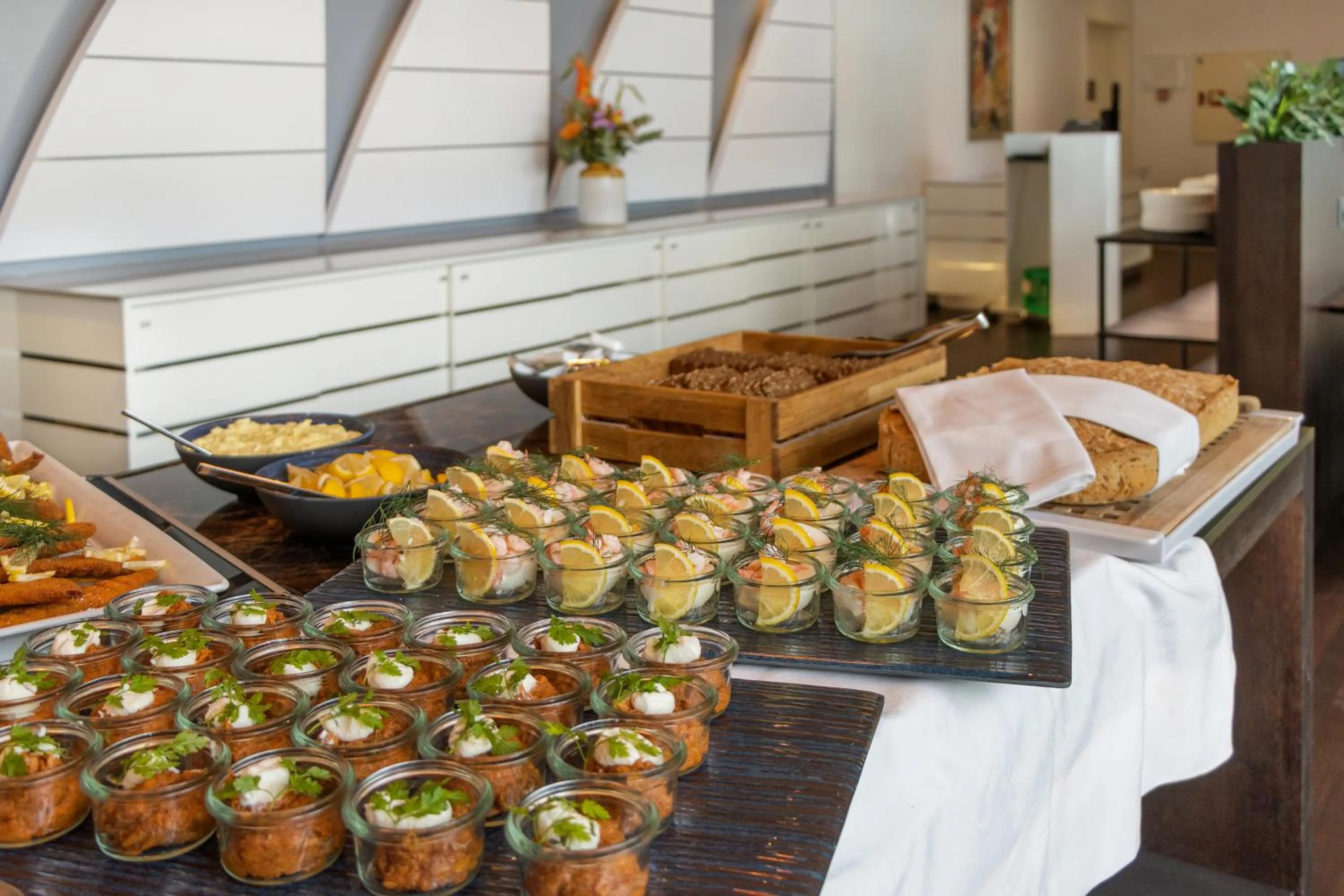 Food close-up in Copenhagen Island Hotel
