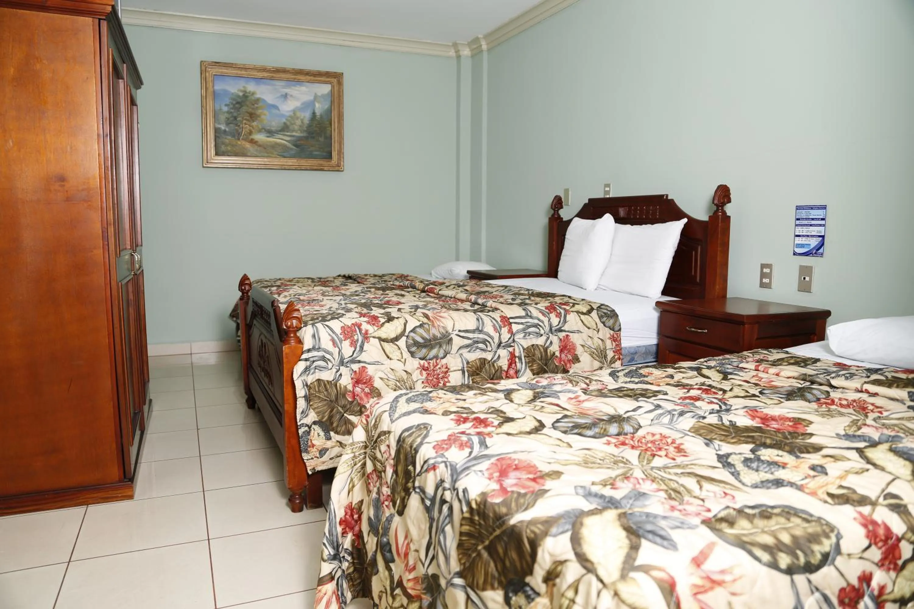 Bed in Hotel Florencia